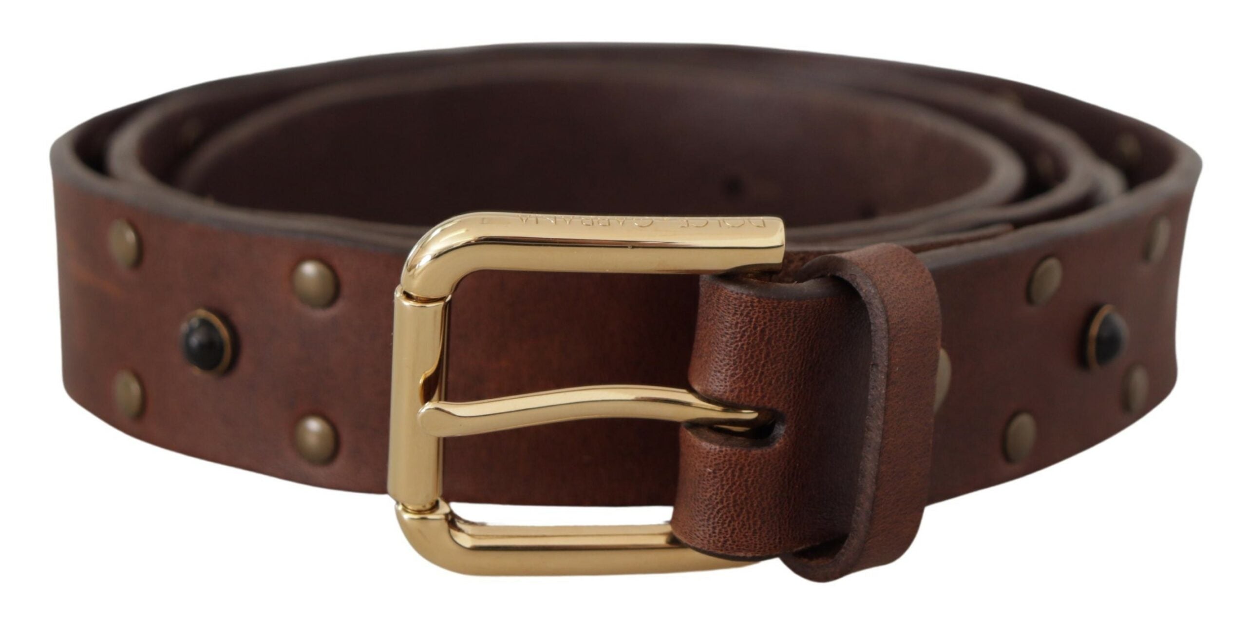 Dolce & Gabbana Elegant Leather Belt with Metal Buckle - Luksusmuotia Dolce & Gabbana - Tutustu YVES JAVANNI® 