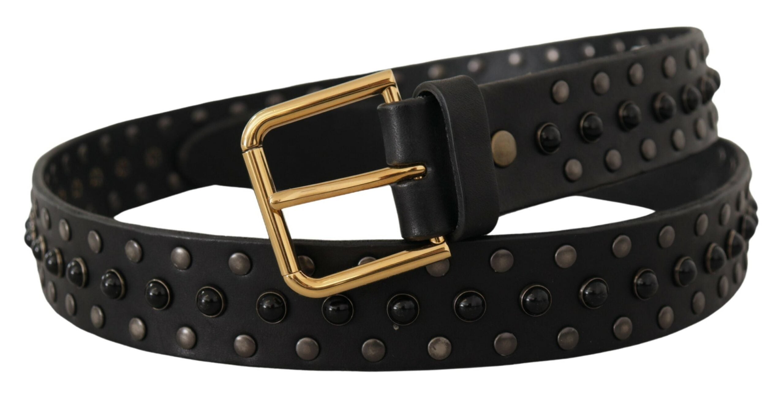 Dolce & Gabbana Elegant Leather Belt with Logo Engraved Buckle - Luksusmuotia Dolce & Gabbana - Tutustu YVES JAVANNI® 