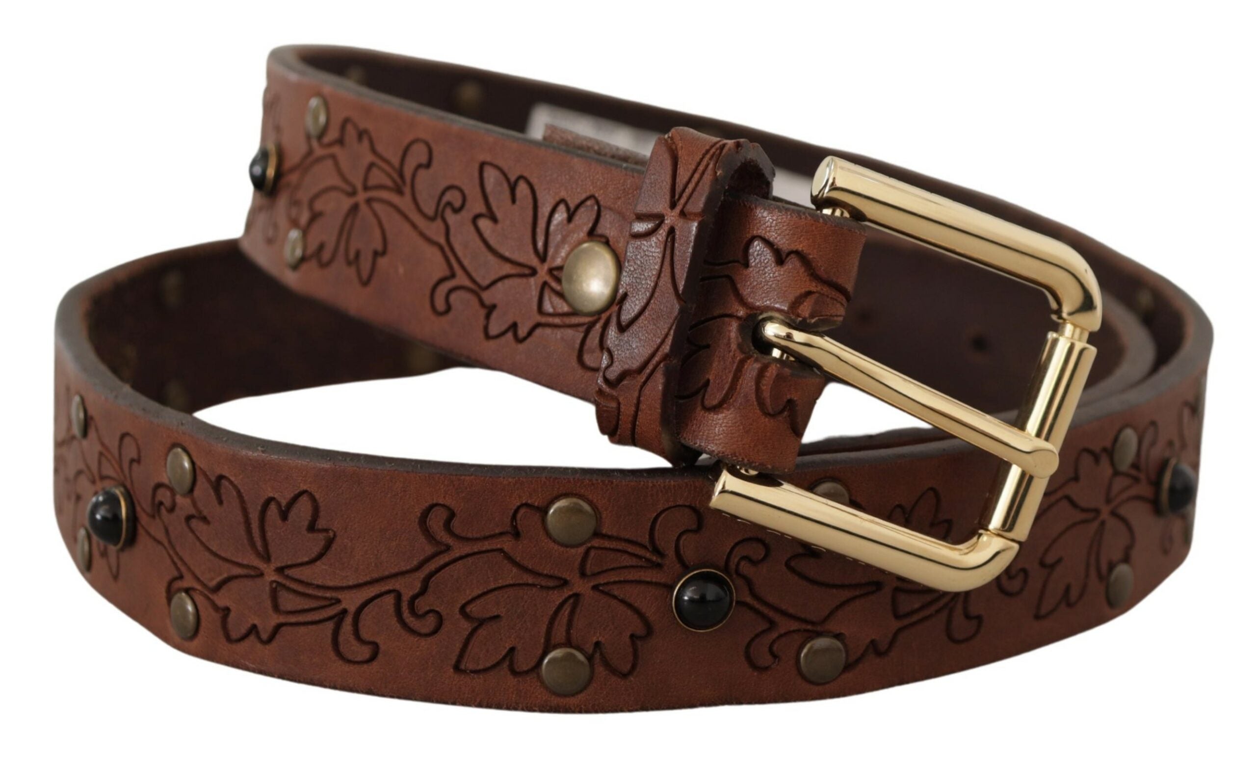 Dolce & Gabbana Elegant Leather Belt with Metal Buckle - Luksusmuotia Dolce & Gabbana - Tutustu YVES JAVANNI® 