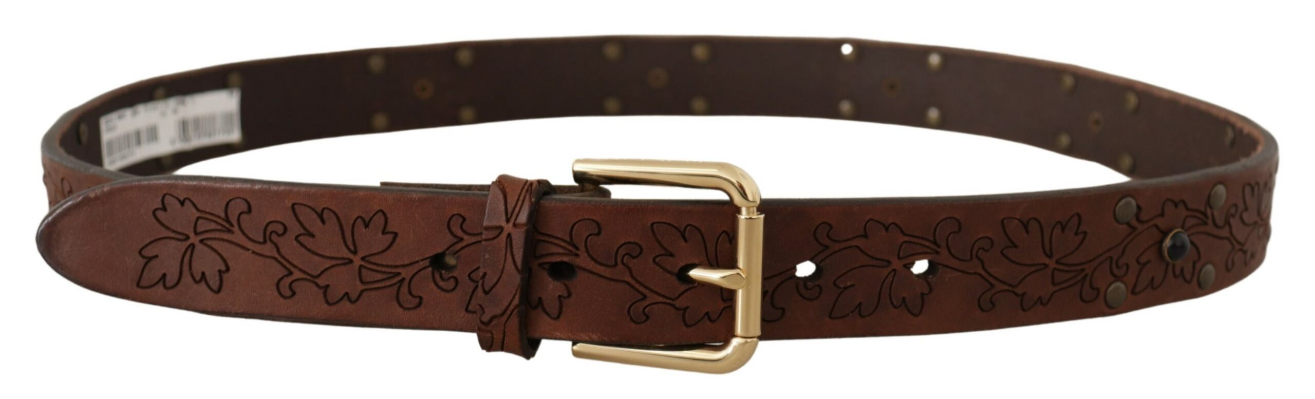 Dolce & Gabbana Elegant Leather Belt with Metal Buckle - Luksusmuotia Dolce & Gabbana - Tutustu YVES JAVANNI® 