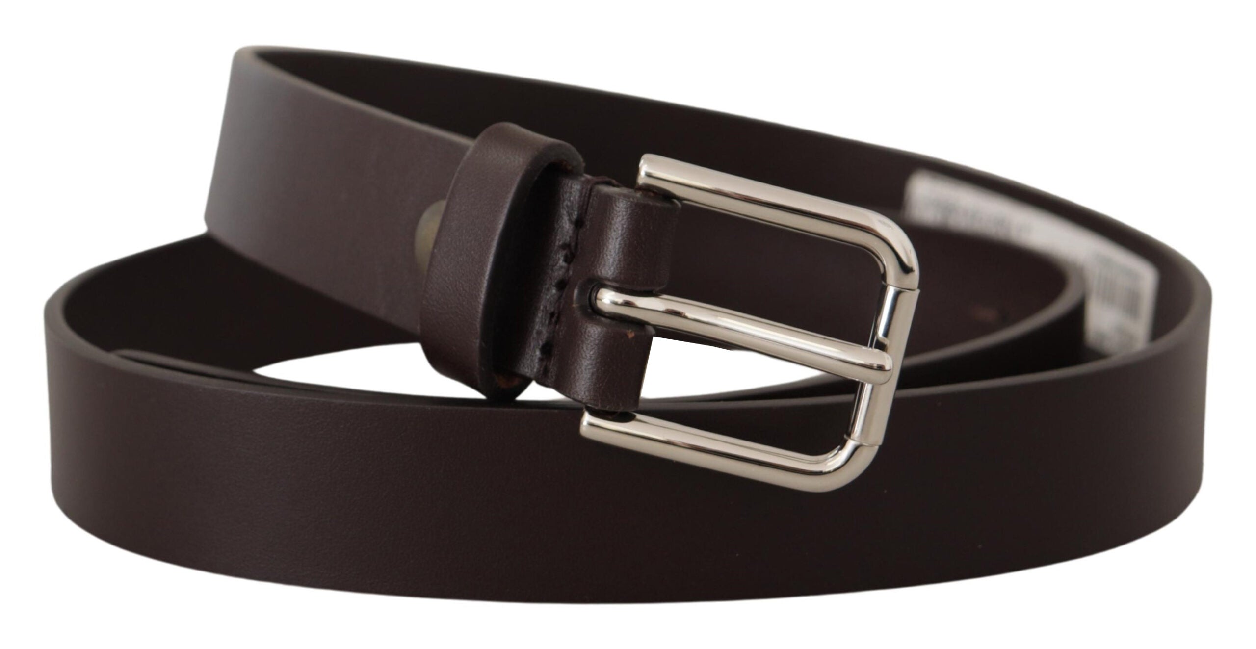 Dolce & Gabbana Elegant Leather Belt With Logo Buckle - Luksusmuotia Dolce & Gabbana - Tutustu YVES JAVANNI® 