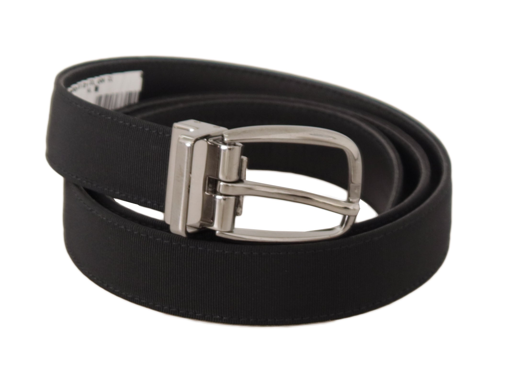 Dolce & Gabbana Elegant Black Leather Designer Belt - Luksusmuotia Dolce & Gabbana - Tutustu YVES JAVANNI® 