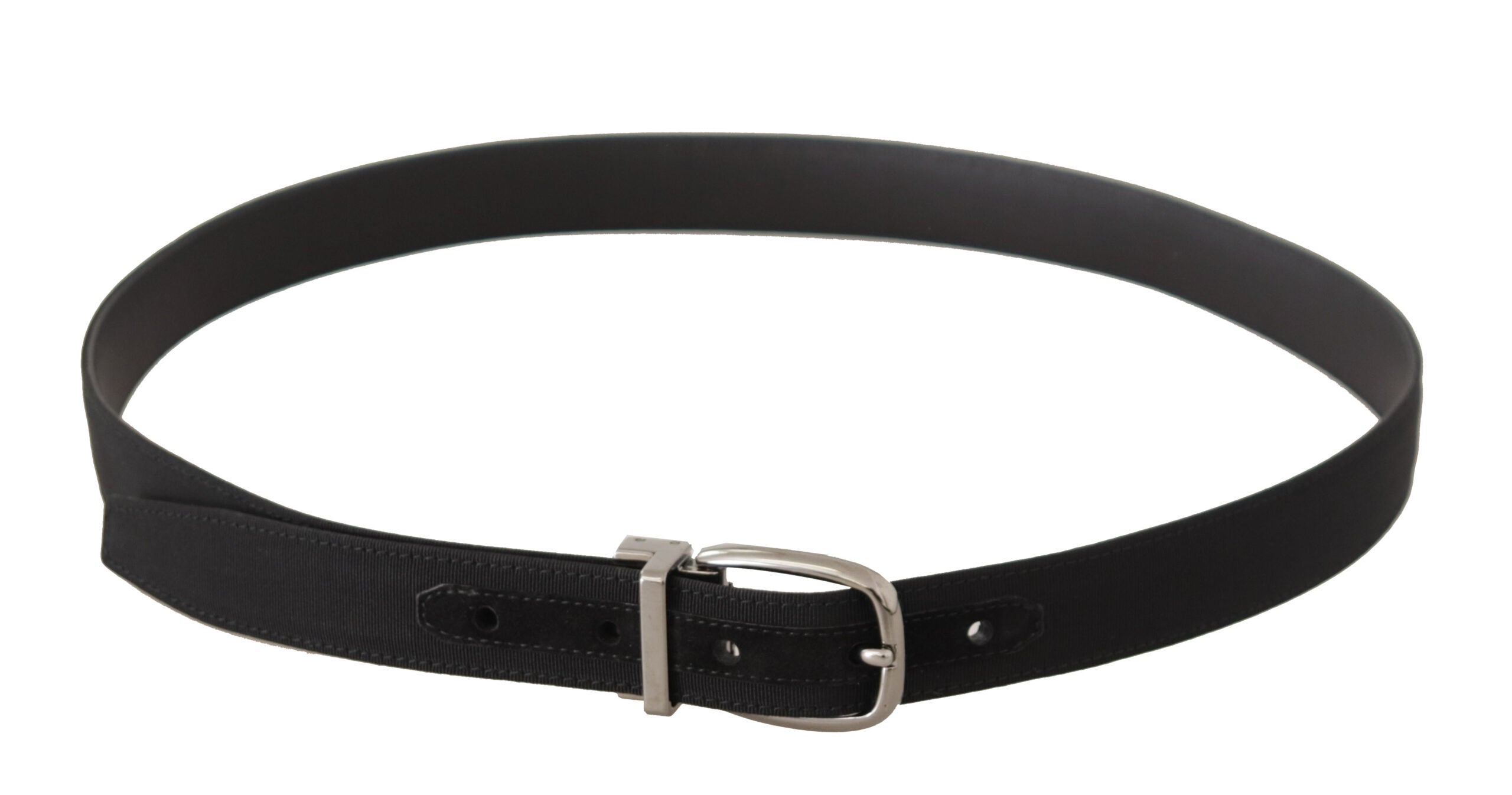 Dolce & Gabbana Elegant Black Leather Designer Belt - Luksusmuotia Dolce & Gabbana - Tutustu YVES JAVANNI® 