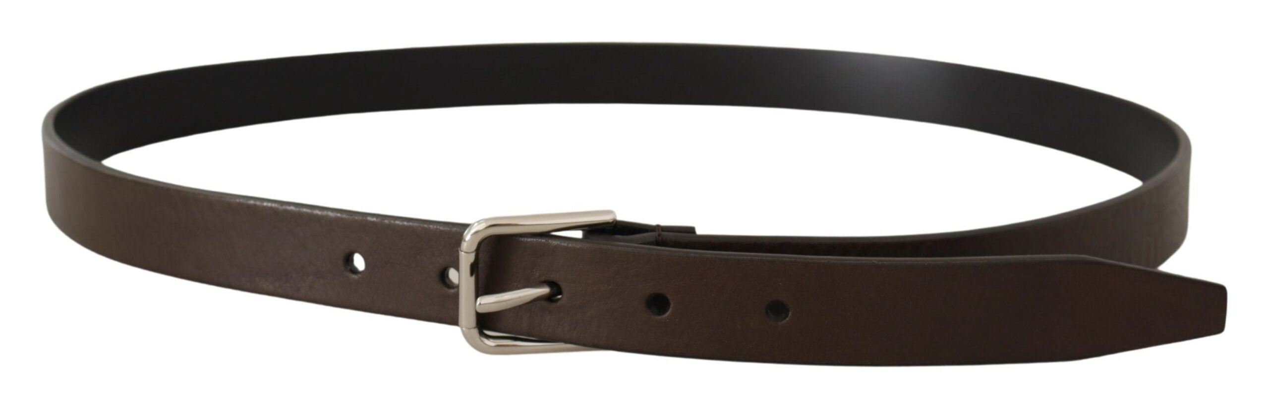 Dolce & Gabbana Elegant Leather Belt with Metal Buckle - Luksusmuotia Dolce & Gabbana - Tutustu YVES JAVANNI® 