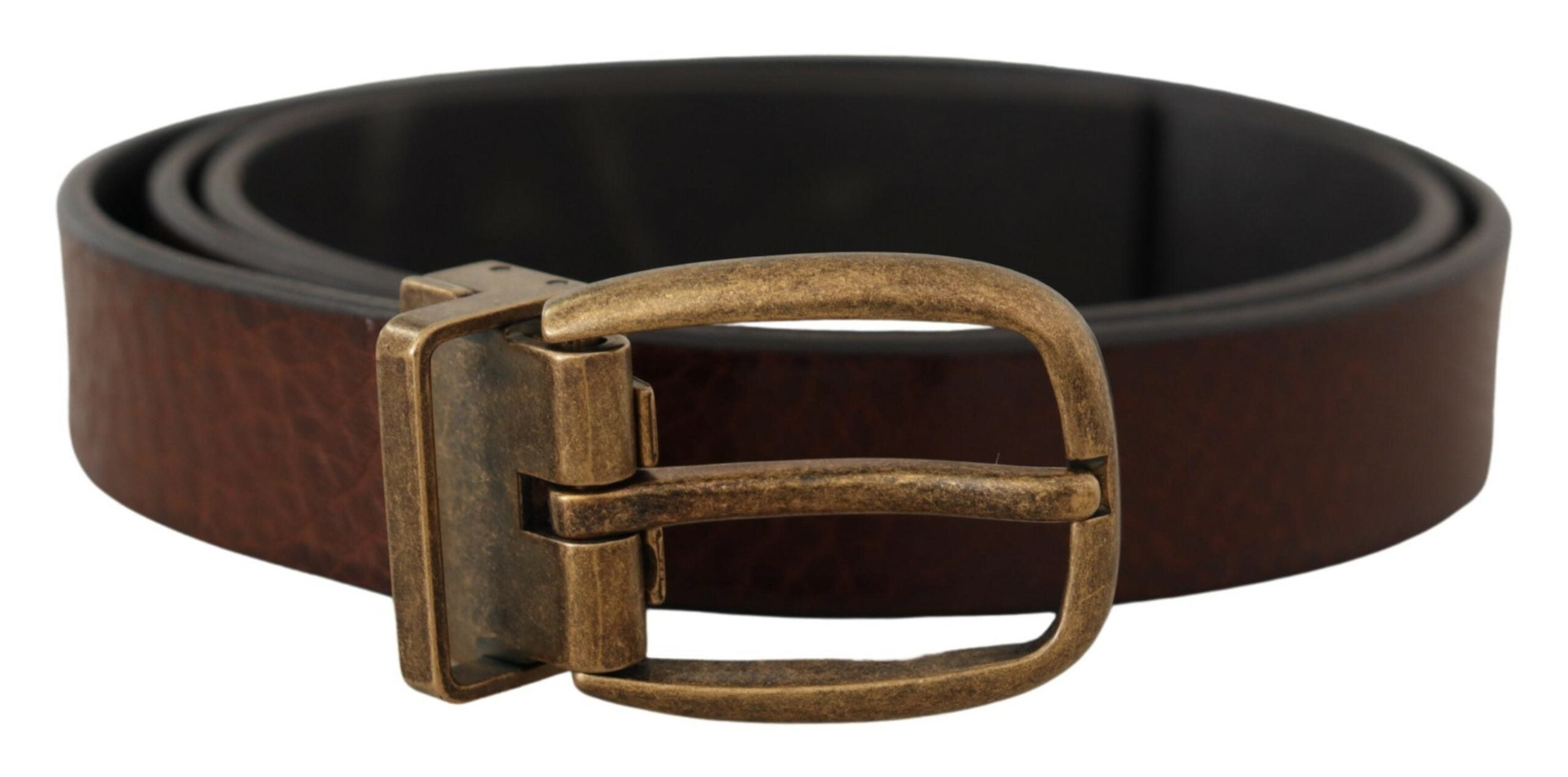 Dolce & Gabbana Elegant Leather Belt with Metal Buckle - Luksusmuotia Dolce & Gabbana - Tutustu YVES JAVANNI® 