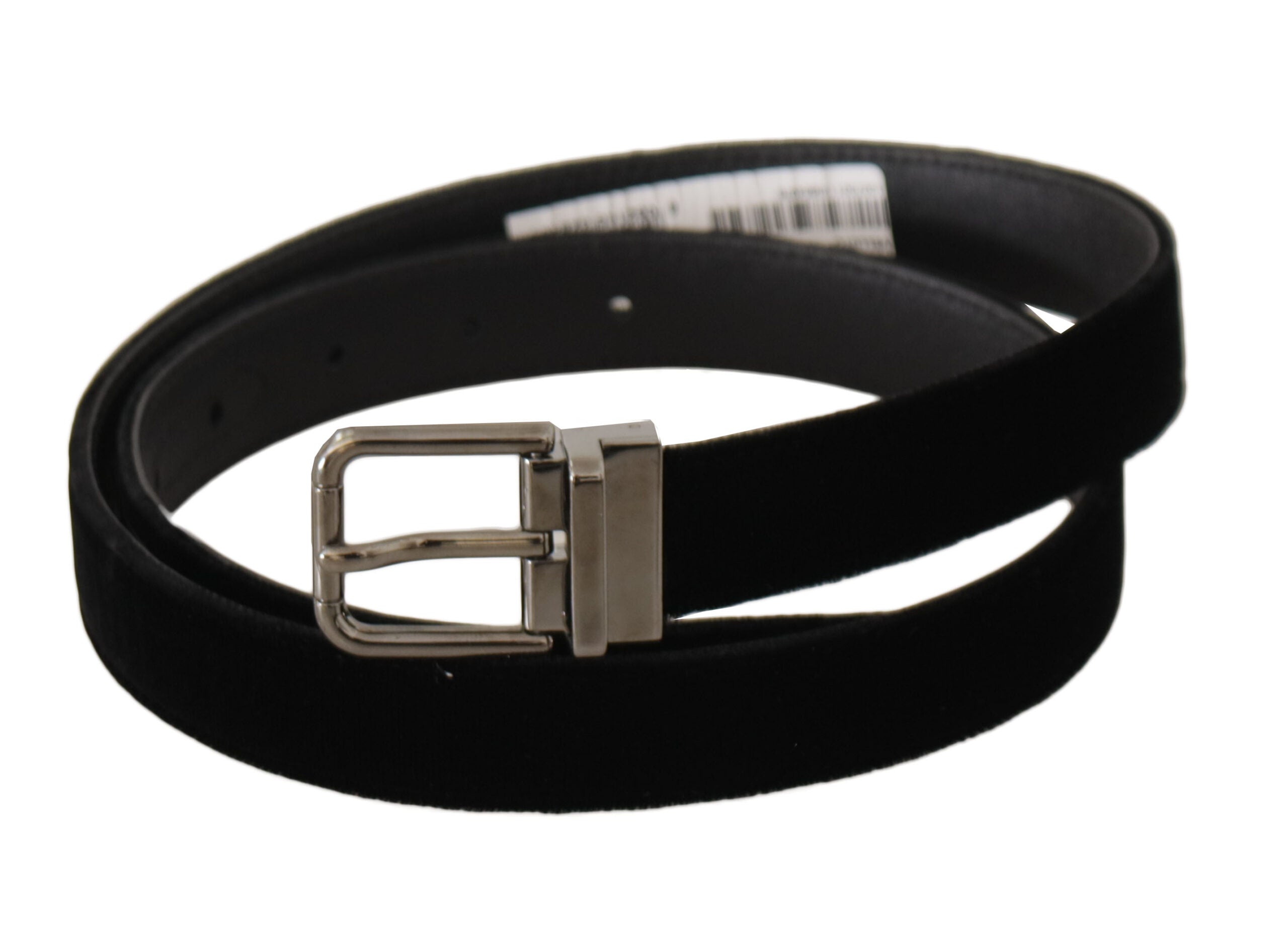 Dolce & Gabbana Elegant Velvet Designer Belt - Luksusmuotia Dolce & Gabbana - Tutustu YVES JAVANNI® 