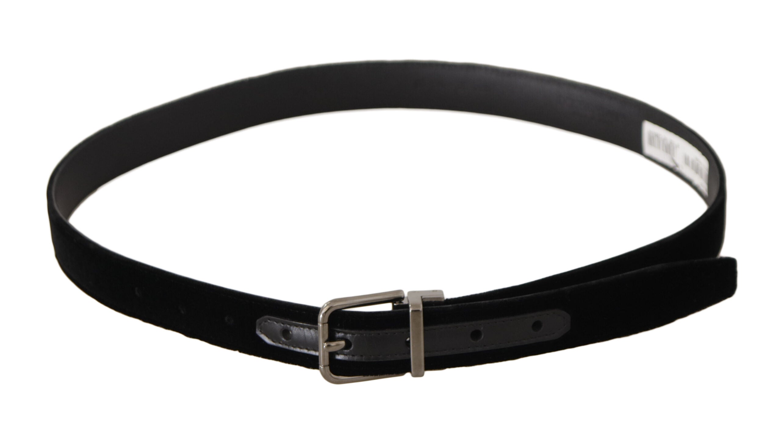 Dolce & Gabbana Elegant Velvet Designer Belt - Luksusmuotia Dolce & Gabbana - Tutustu YVES JAVANNI® 