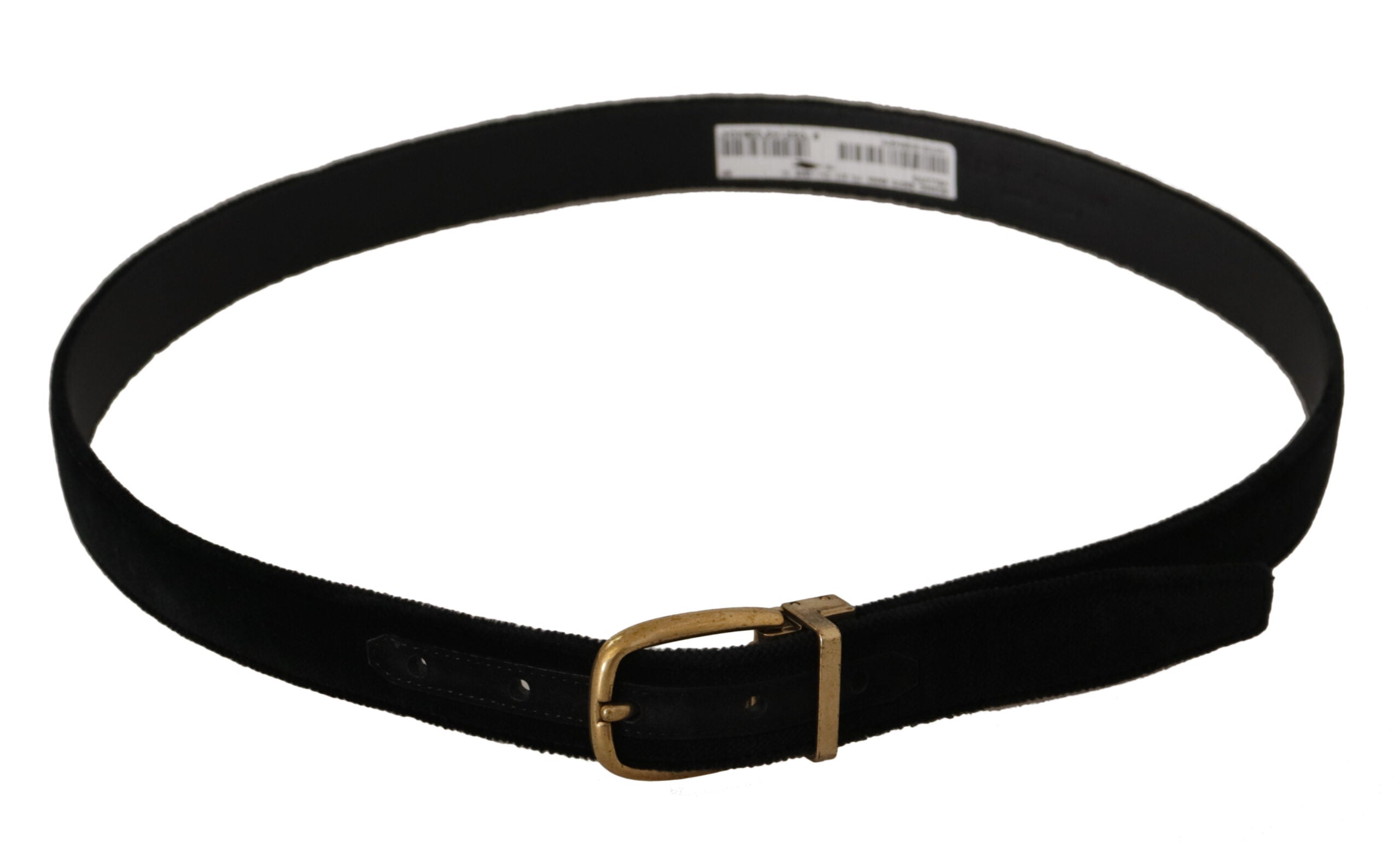 Dolce & Gabbana Chic Velvet Elegance Belt - Luksusmuotia Dolce & Gabbana - Tutustu YVES JAVANNI® 