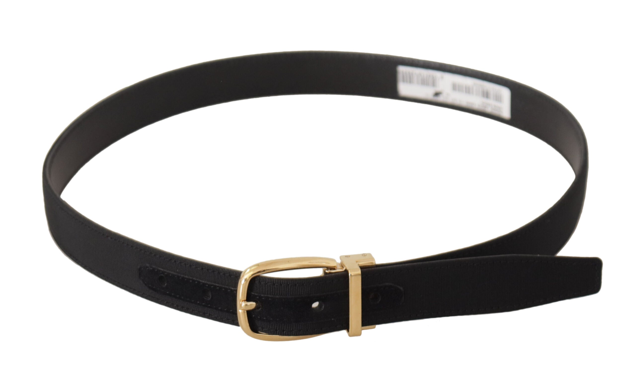 Dolce & Gabbana Elegant Black Leather Belt - Luksusmuotia Dolce & Gabbana - Tutustu YVES JAVANNI® 