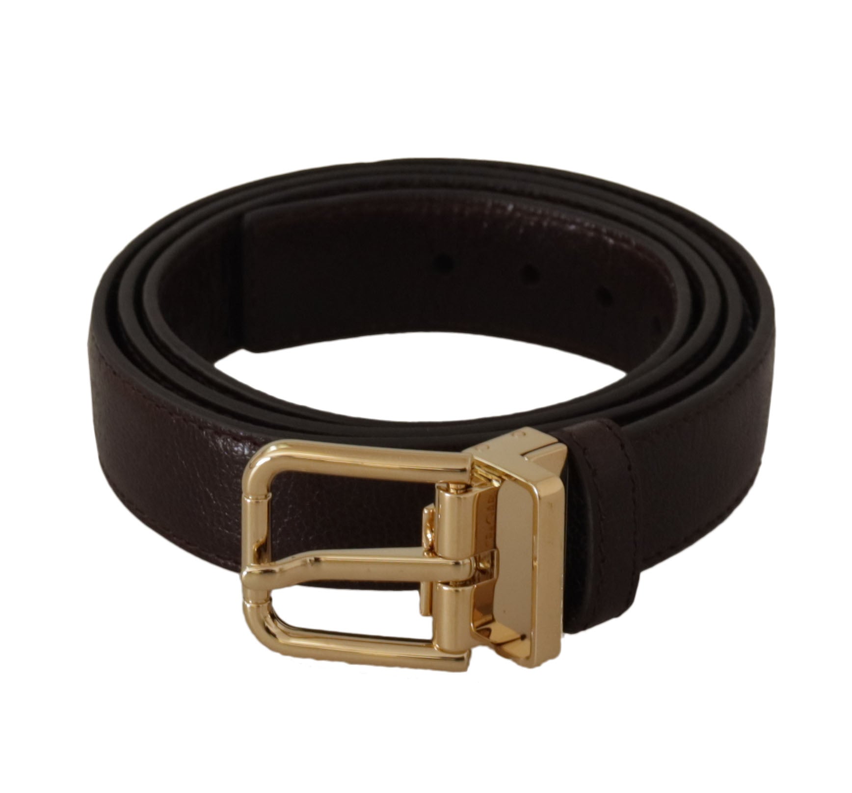 Dolce & Gabbana Elegant Leather Belt with Metal Buckle - Luksusmuotia Dolce & Gabbana - Tutustu YVES JAVANNI® 