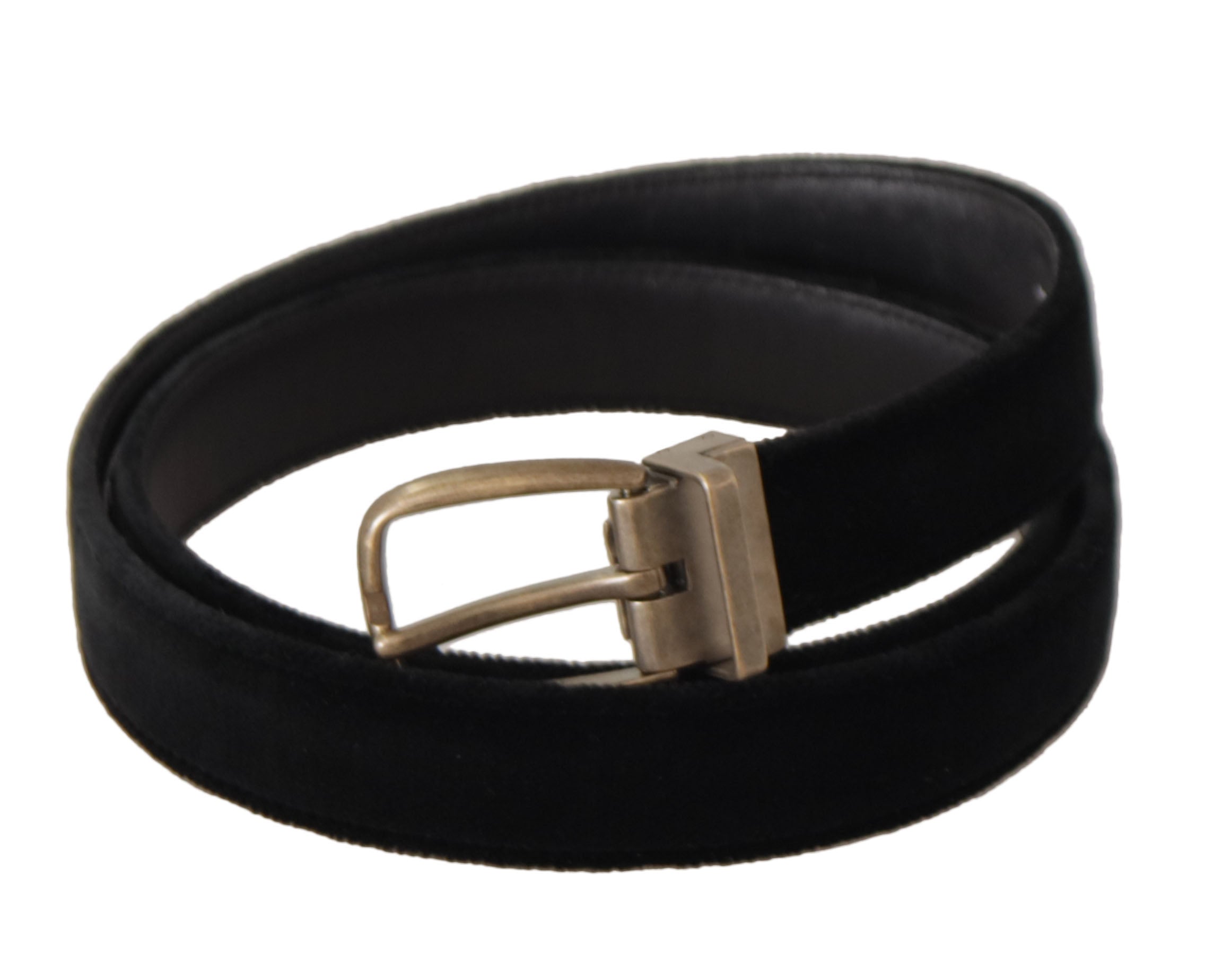 Dolce & Gabbana Elegant Black Leather Designer Belt - Luksusmuotia Dolce & Gabbana - Tutustu YVES JAVANNI® 