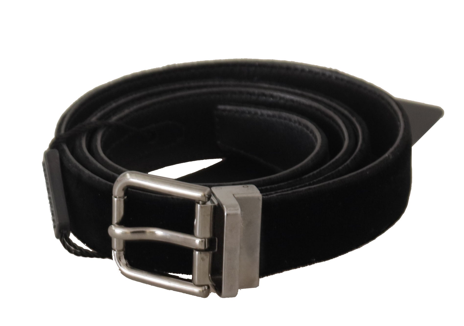 Dolce & Gabbana Elegant Black Cotton-Leather D&G Belt - Luksusmuotia Dolce & Gabbana - Tutustu YVES JAVANNI® 