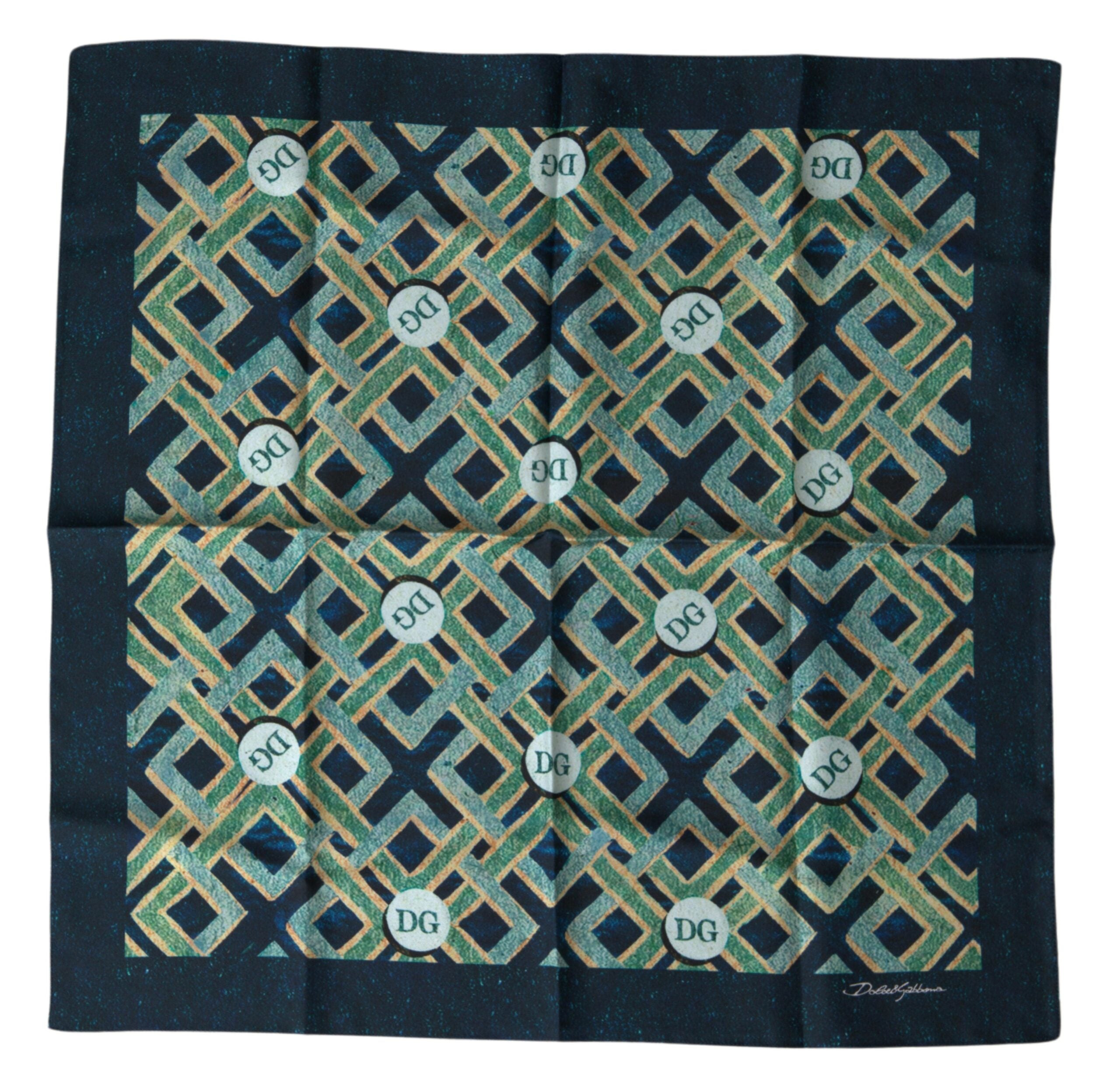 Dolce & Gabbana Elegant Multicolor Silk Square Scarf - Luksusmuotia Dolce & Gabbana - Tutustu YVES JAVANNI® 