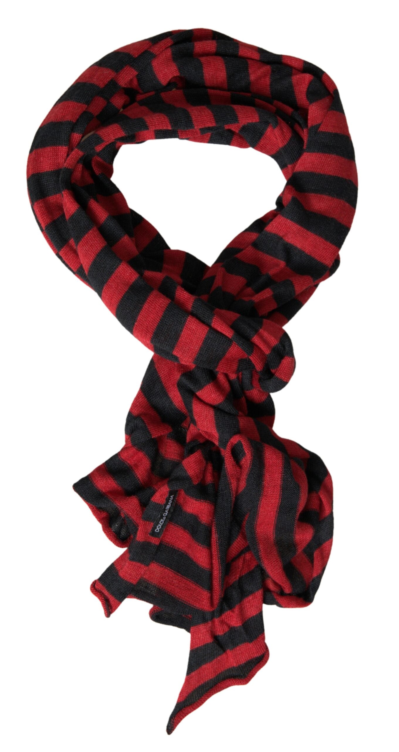 Dolce & Gabbana Elegant Striped Acrylic Wool Silk Scarf - Luksusmuotia Dolce & Gabbana - Tutustu YVES JAVANNI® 