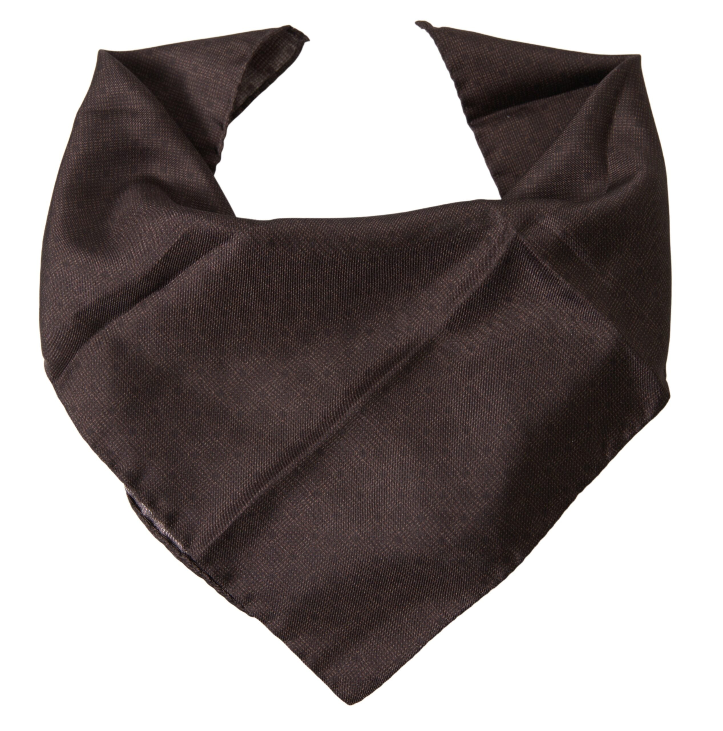 Dolce & Gabbana Elegant Silk Men's Square Scarf in Rich Brown - Luksusmuotia Dolce & Gabbana - Tutustu YVES JAVANNI® 