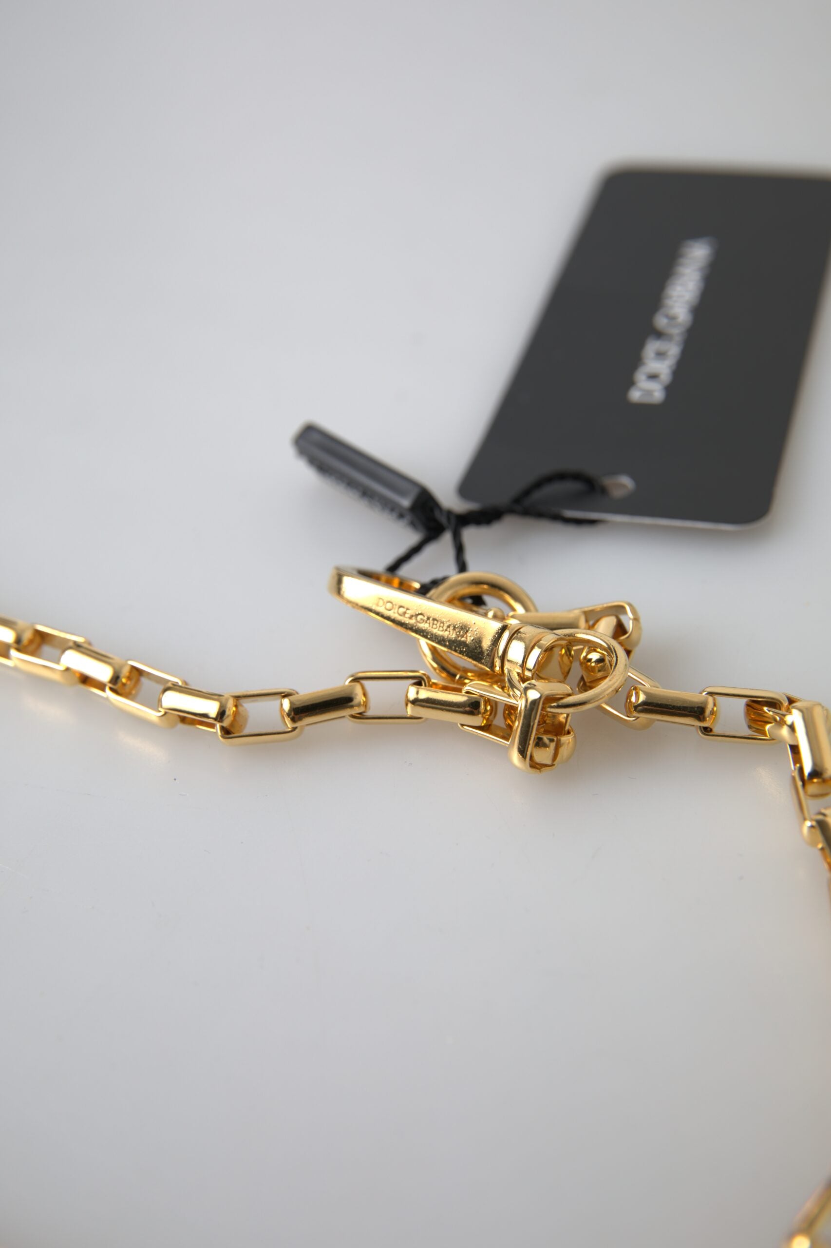 Dolce & Gabbana Chic Gold Charm Chain Necklace - Luksusmuotia Dolce & Gabbana - Tutustu YVES JAVANNI® 