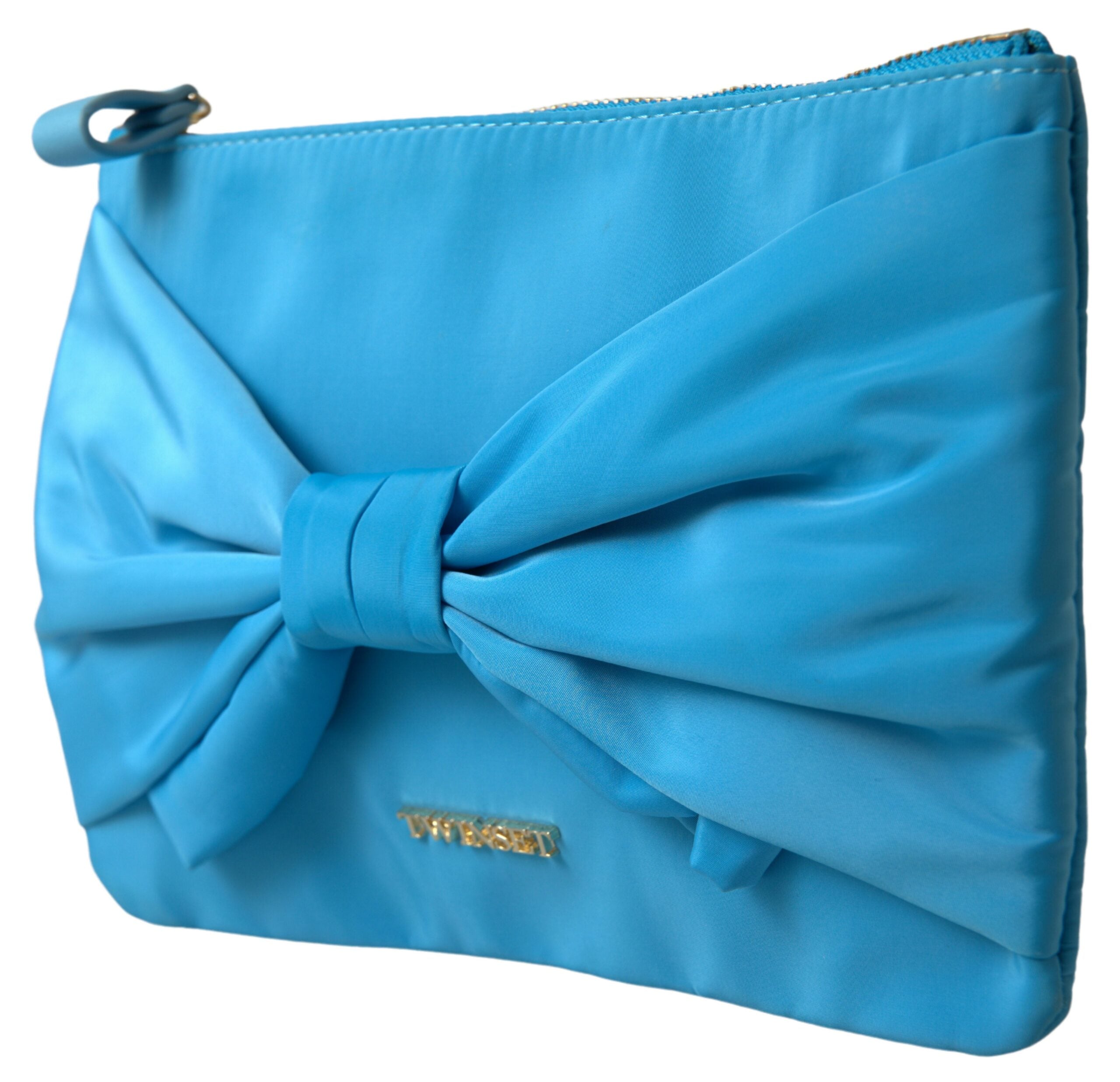 Twinset Elegant Silk Clutch with Bow Accent - Luksuslaukut ja asusteet Twinset - Tutustu YVES JAVANNI® 