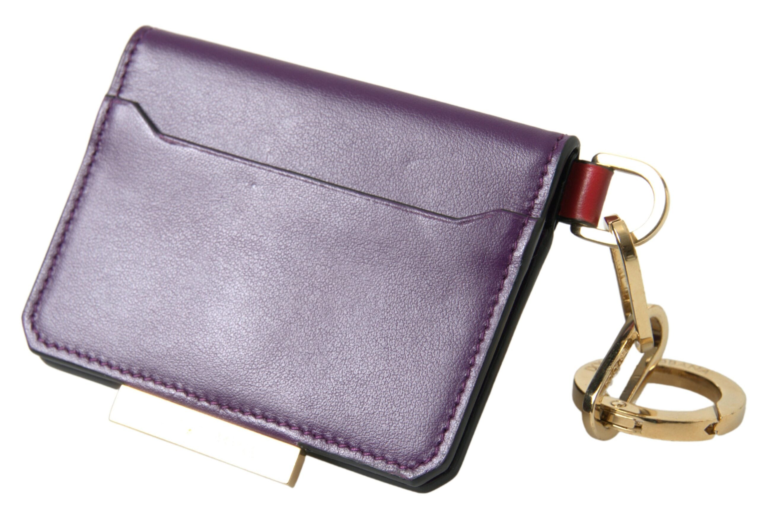 Dolce & Gabbana Purple Leather French Flap Wallet - Luksusmuotia Dolce & Gabbana - Tutustu YVES JAVANNI® 