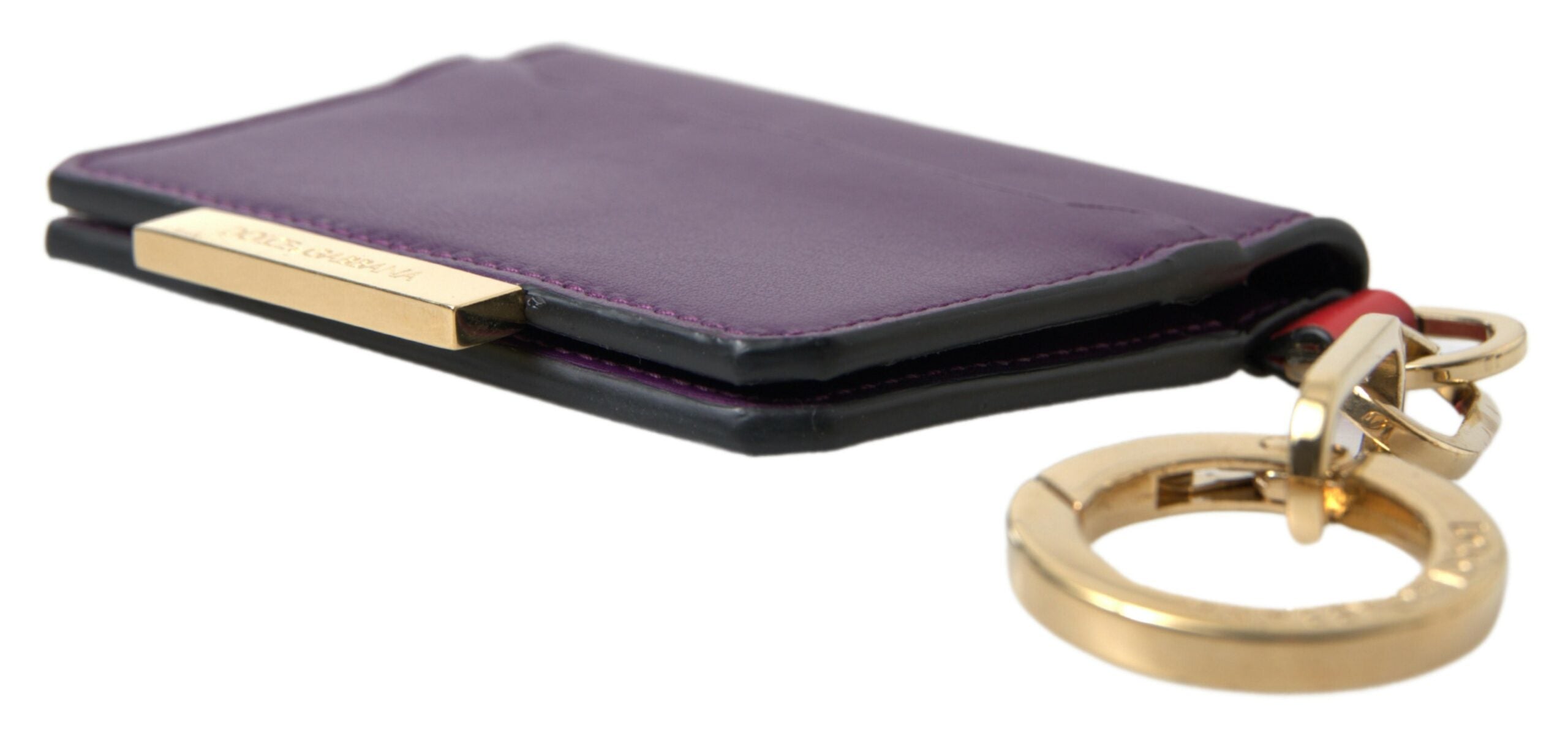 Dolce & Gabbana Purple Leather French Flap Wallet - Luksusmuotia Dolce & Gabbana - Tutustu YVES JAVANNI® 