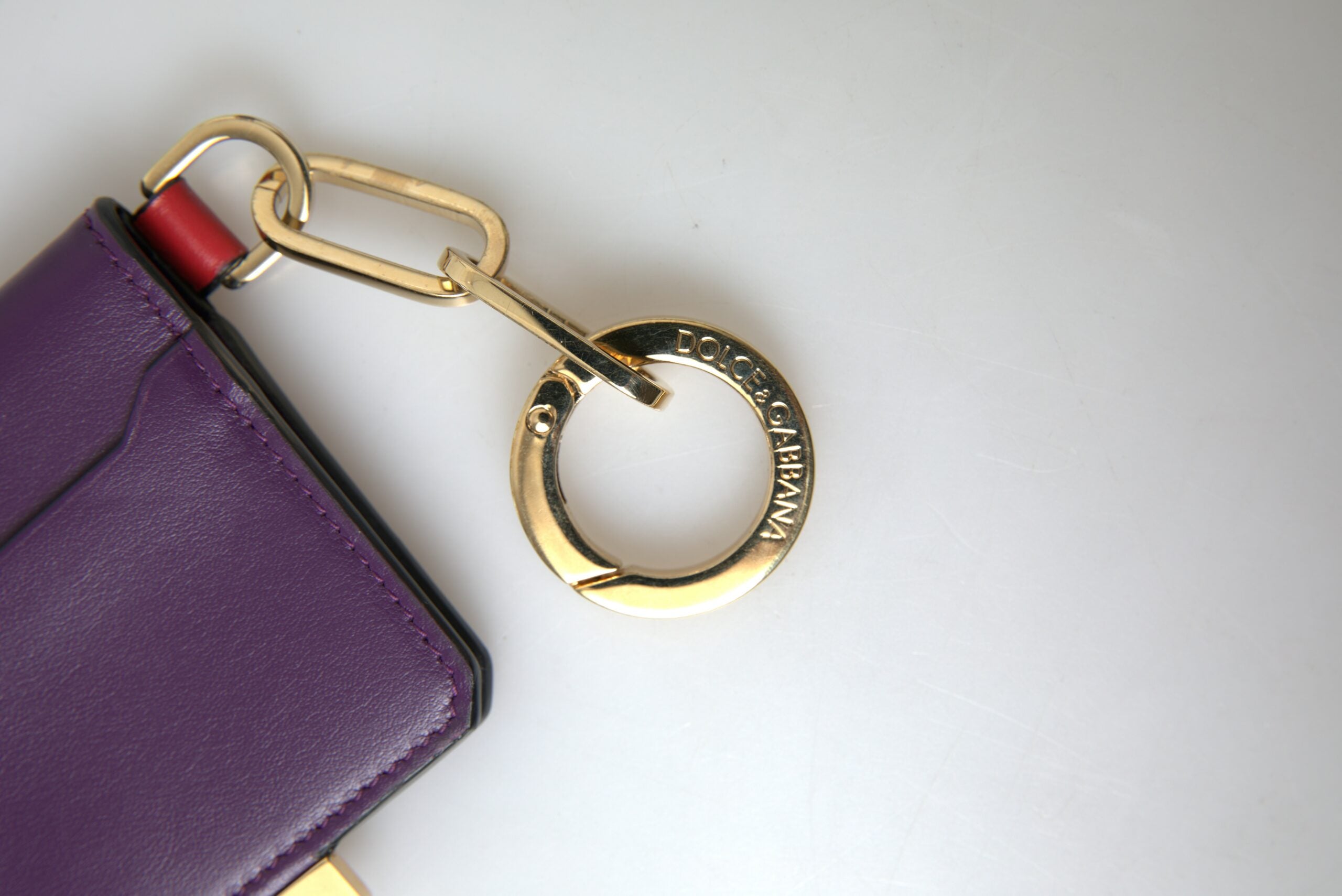 Dolce & Gabbana Purple Leather French Flap Wallet - Luksusmuotia Dolce & Gabbana - Tutustu YVES JAVANNI® 