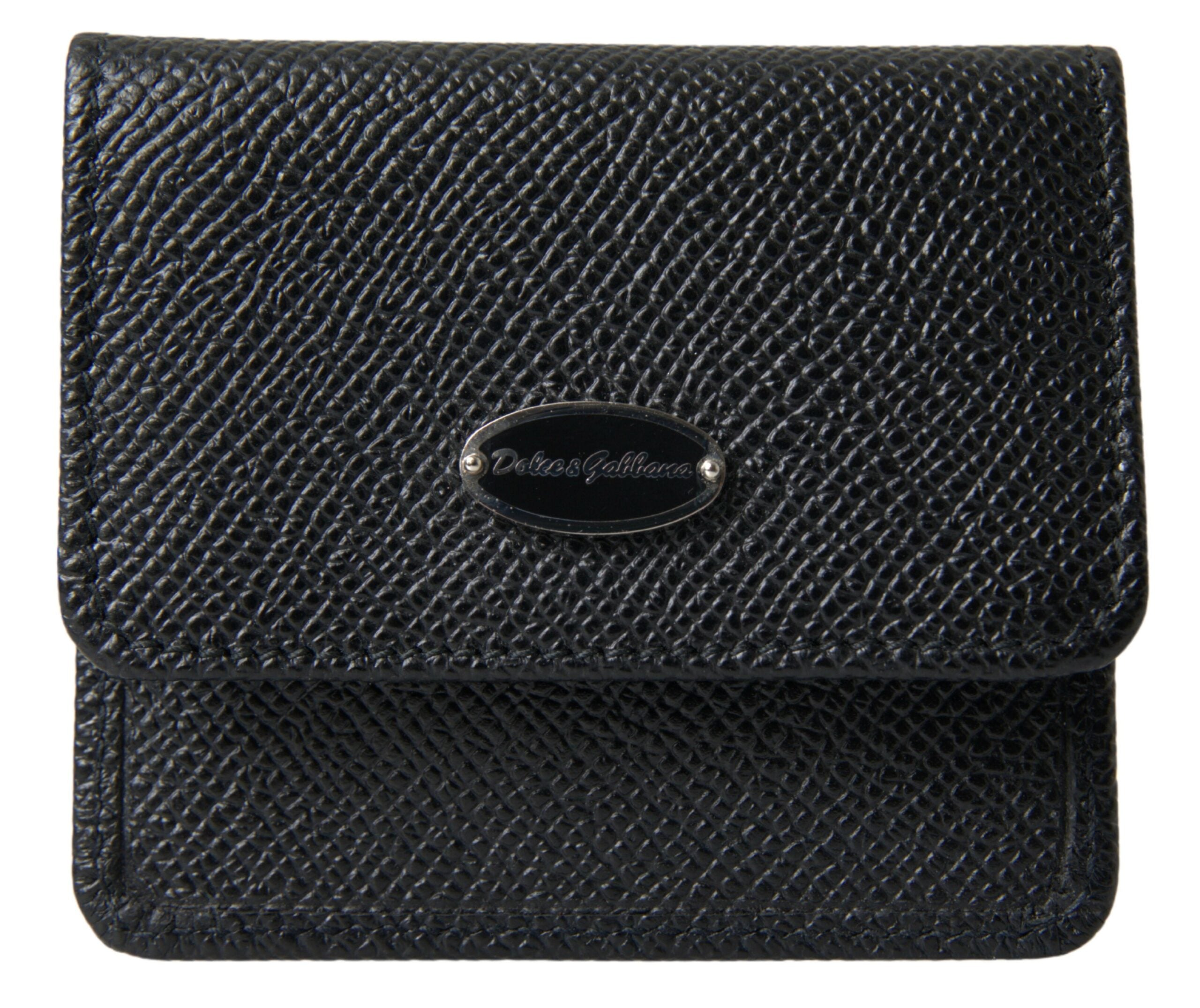 Dolce & Gabbana Elegant Leather Bifold Coin Purse Wallet - Luksusmuotia Dolce & Gabbana - Tutustu YVES JAVANNI® 