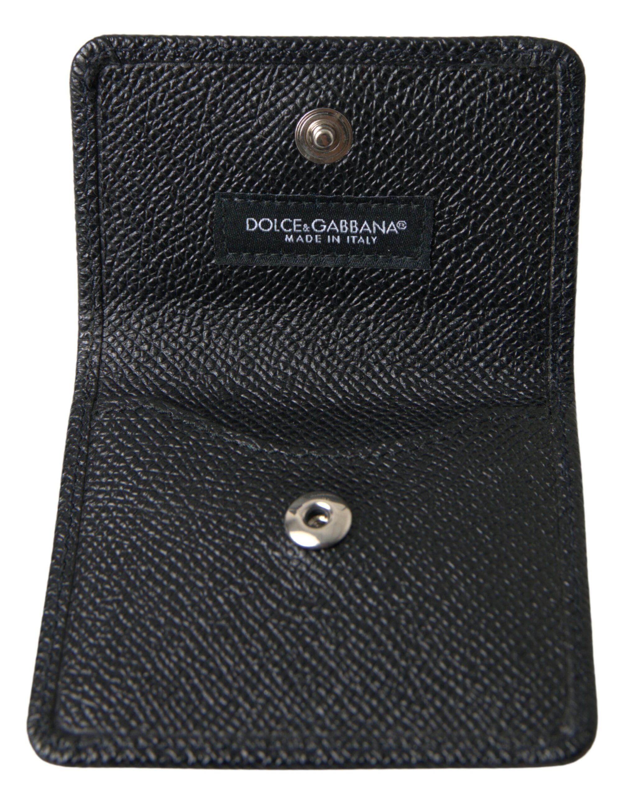 Dolce & Gabbana Elegant Leather Bifold Coin Purse Wallet - Luksusmuotia Dolce & Gabbana - Tutustu YVES JAVANNI® 