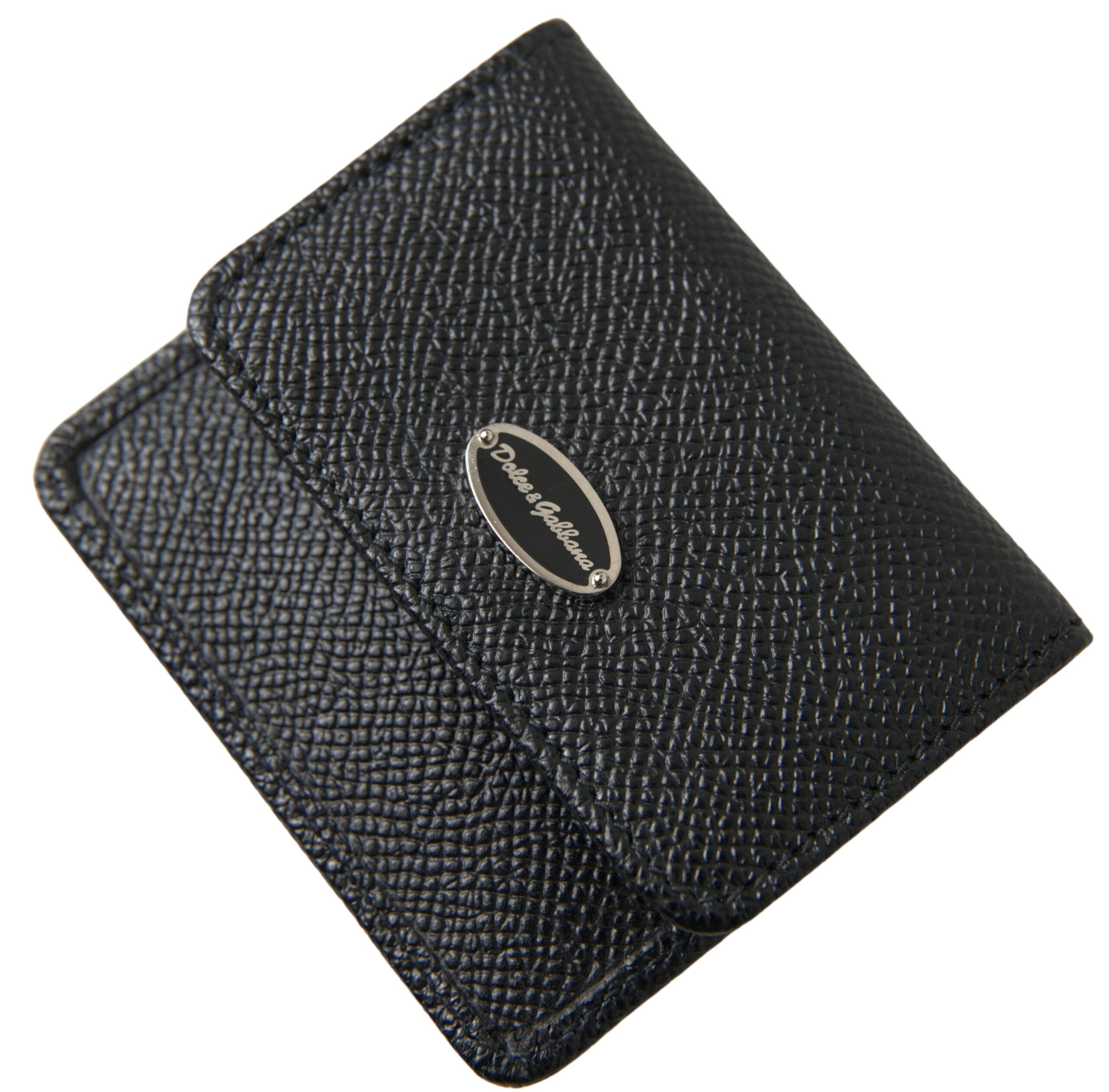 Dolce & Gabbana Elegant Leather Bifold Coin Purse Wallet - Luksusmuotia Dolce & Gabbana - Tutustu YVES JAVANNI® 