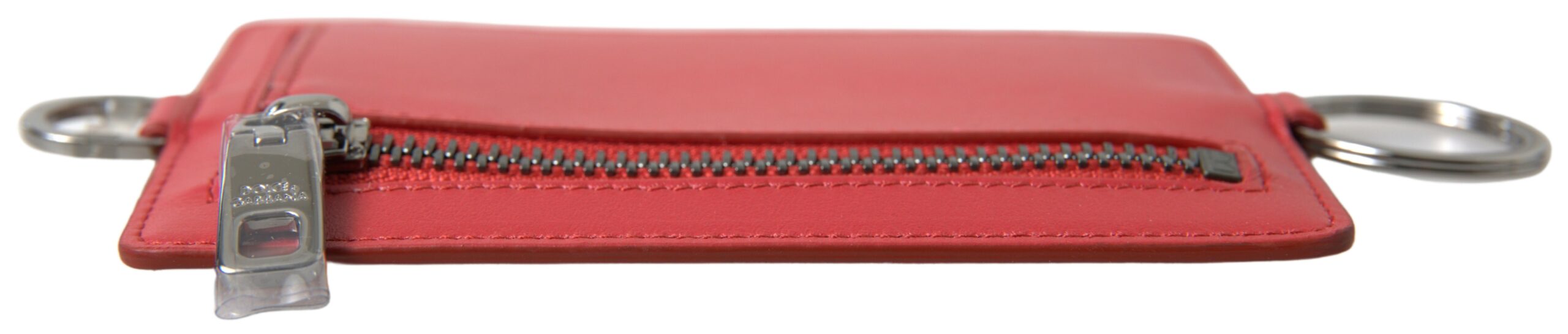 Dolce & Gabbana Elegant Red Leather Lanyard Card Holder - Luksusmuotia Dolce & Gabbana - Tutustu YVES JAVANNI® 