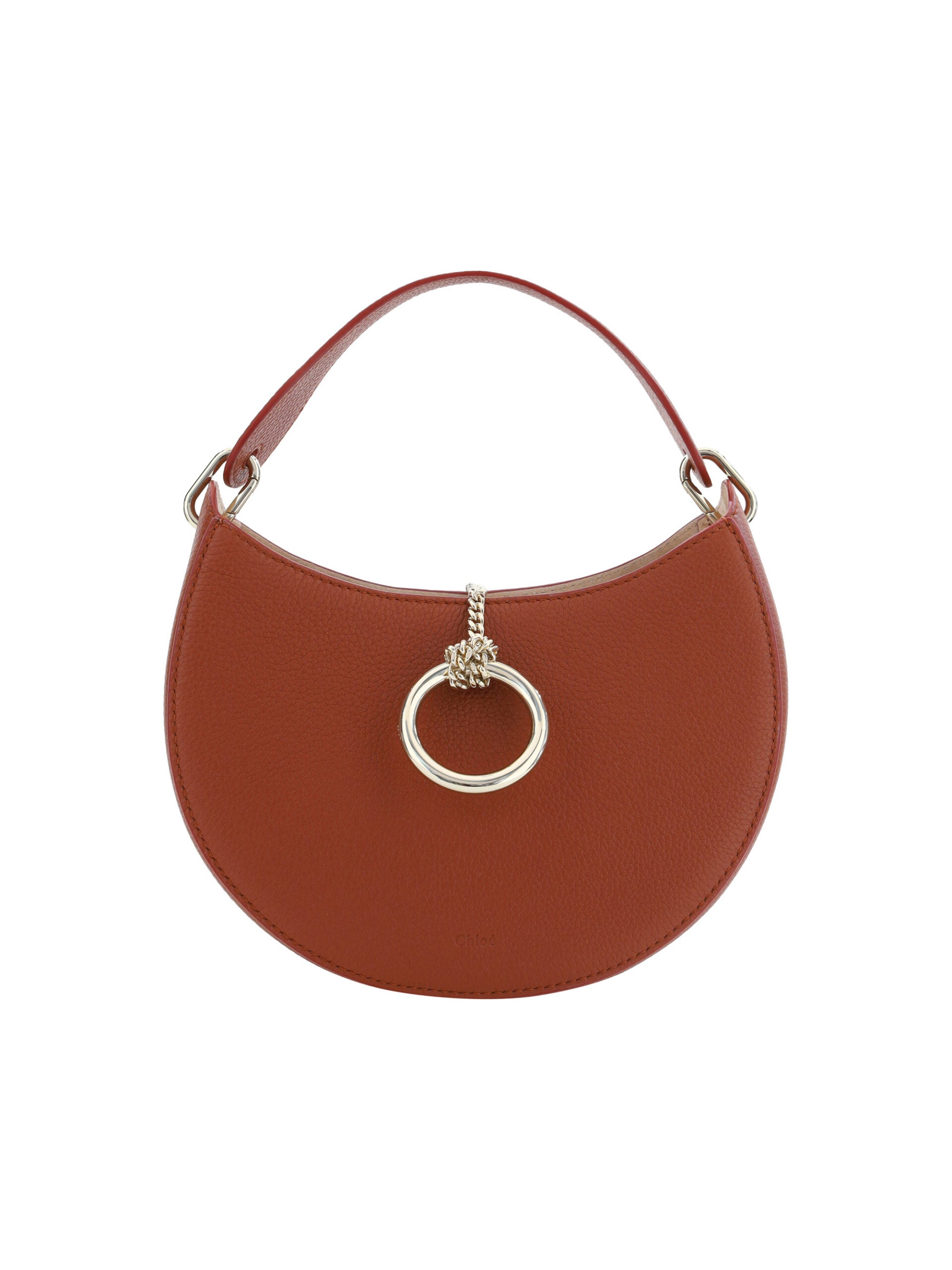 Chloé Sepia Brown Small Arlène Leather Shoulder Bag - Luksusmuotia Chloé - Tutustu YVES JAVANNI® 