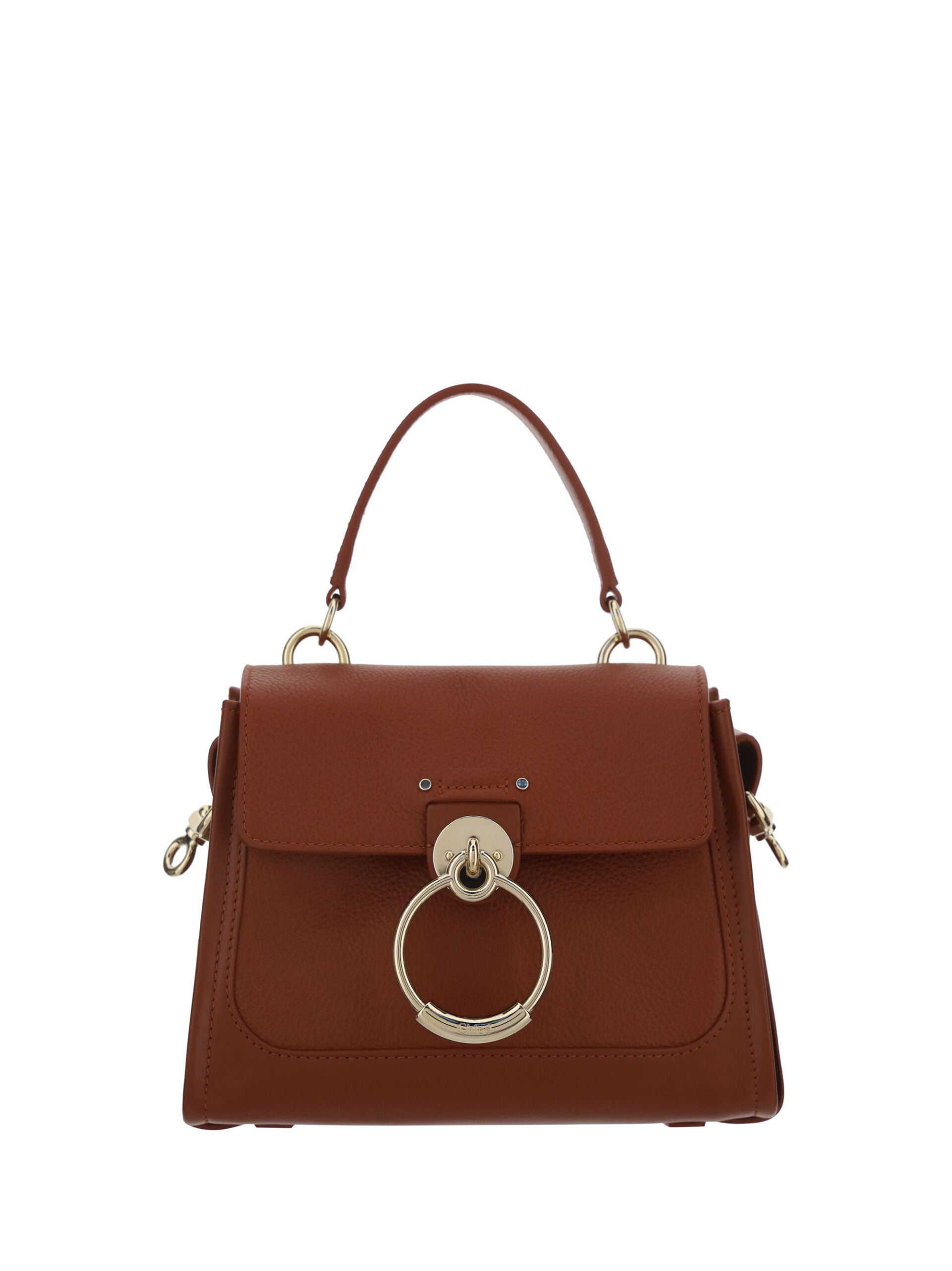 Chloé Elegant Sepia Brown Calfskin Shoulder Handbag - Luksusmuotia Chloé - Tutustu YVES JAVANNI® 