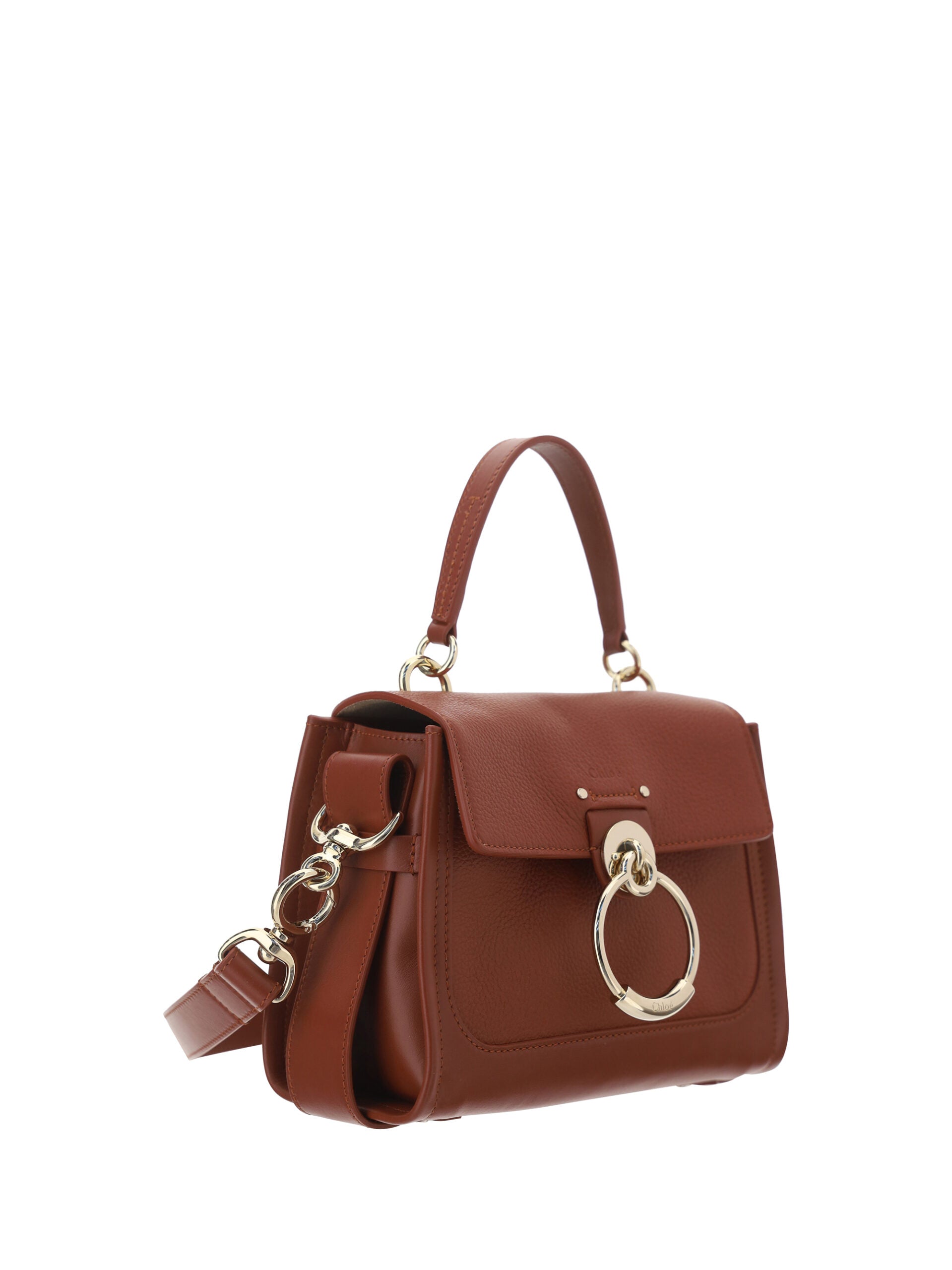 Chloé Elegant Sepia Brown Calfskin Shoulder Handbag - Luksusmuotia Chloé - Tutustu YVES JAVANNI® 