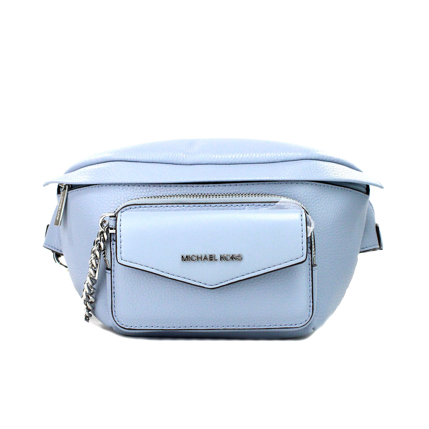 Michael Kors Maisie Large Pale Blue 2-n-1 Waistpack Card Case Fanny Pack Bag - Luksusmuotia Michael Kors - Tutustu YVES JAVANNI® 