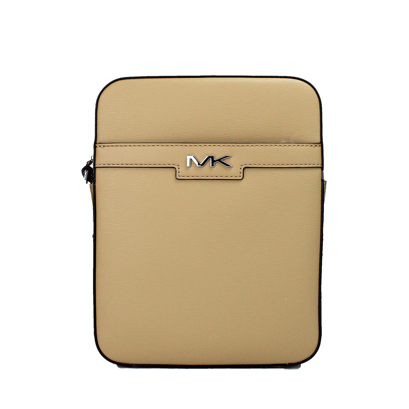 Michael Kors Cooper Medium Camel Crossgrain Leather Flight Crossbody Bag - Luksusmuotia Michael Kors - Tutustu YVES JAVANNI® 