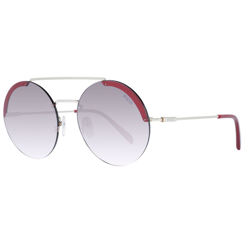 Emilio Pucci Gold Women Sunglasses - Luksusmuotia Emilio Pucci - Tutustu YVES JAVANNI® 