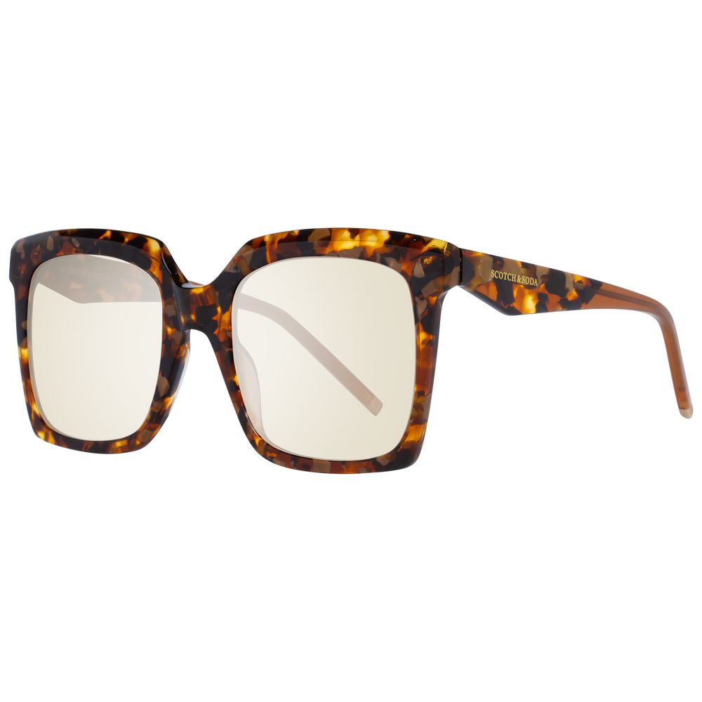 Scotch & Soda Brown Women Sunglasses - Luksusmuotia Scotch & Soda - Tutustu YVES JAVANNI® 