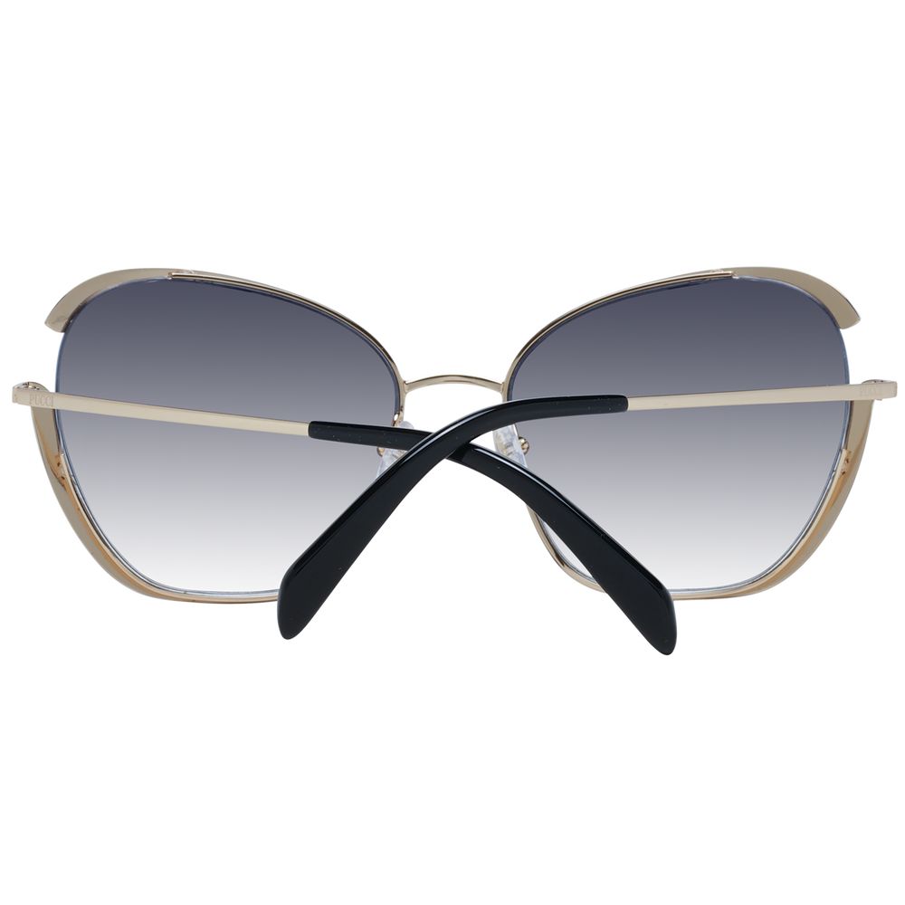 Emilio Pucci Gold Women Sunglasses - Luksusmuotia Emilio Pucci - Tutustu YVES JAVANNI® 