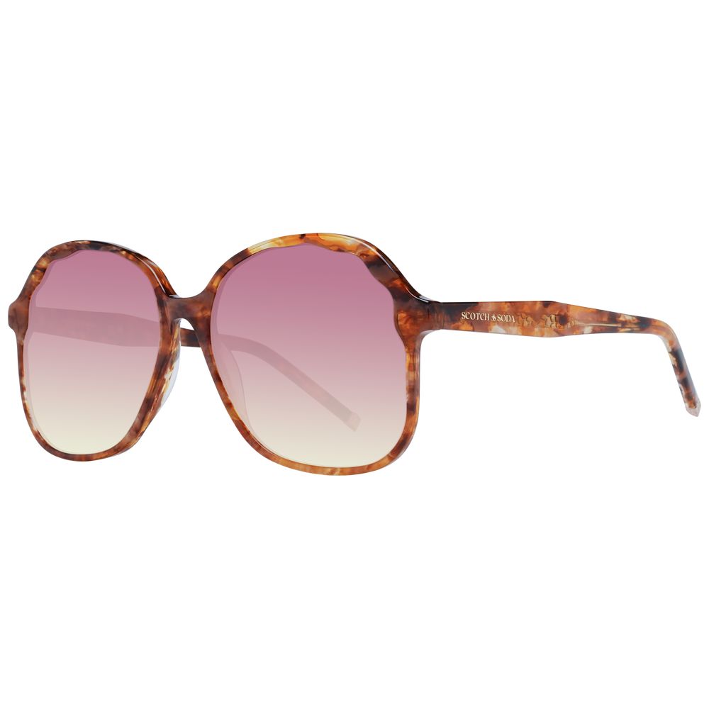 Scotch & Soda Brown Women Sunglasses - Luksusmuotia Scotch & Soda - Tutustu YVES JAVANNI® 