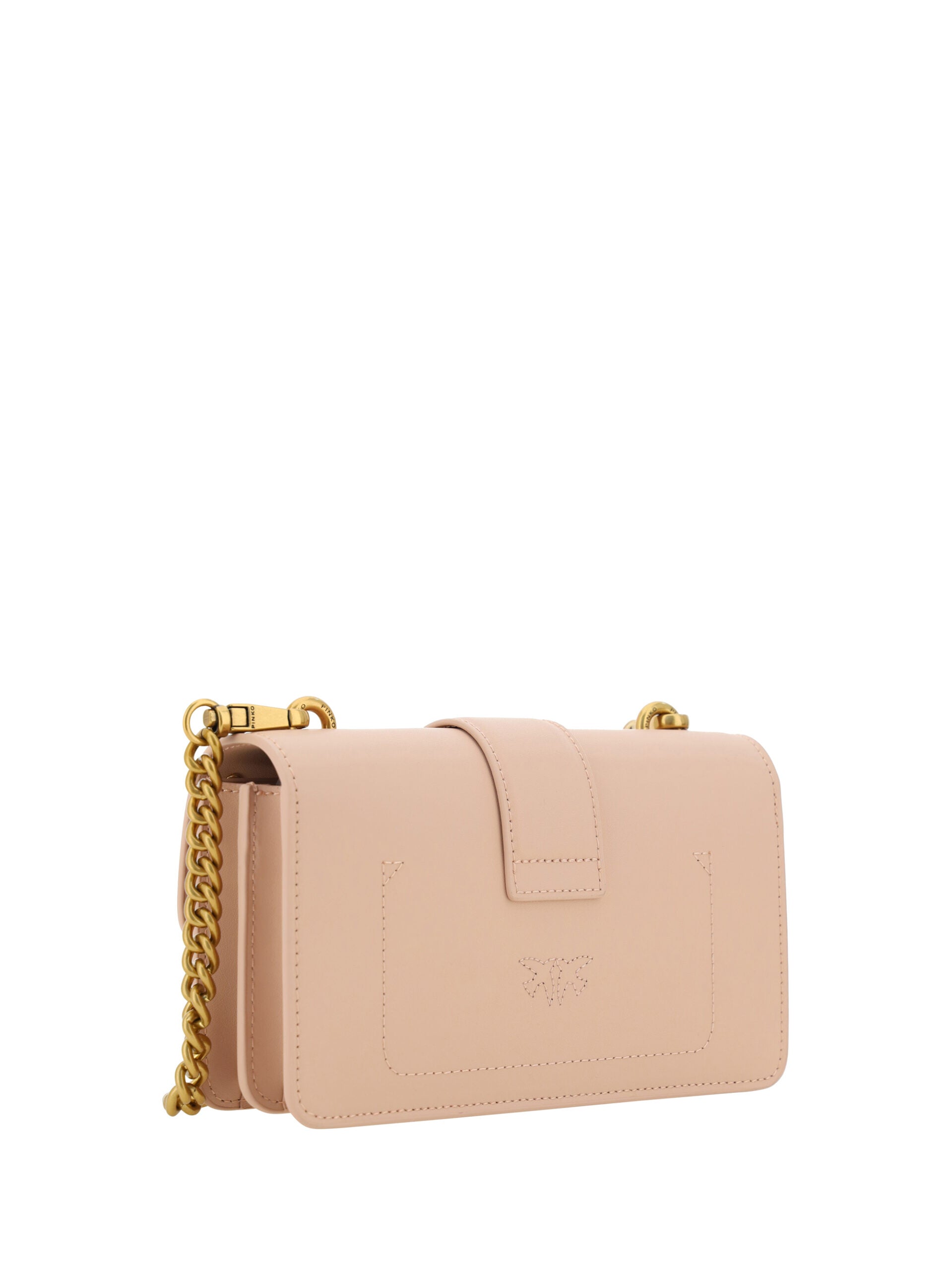 PINKO Chic Pink Cipria Mini Love Shoulder Bag - Luksusmuotia PINKO - Tutustu YVES JAVANNI® 