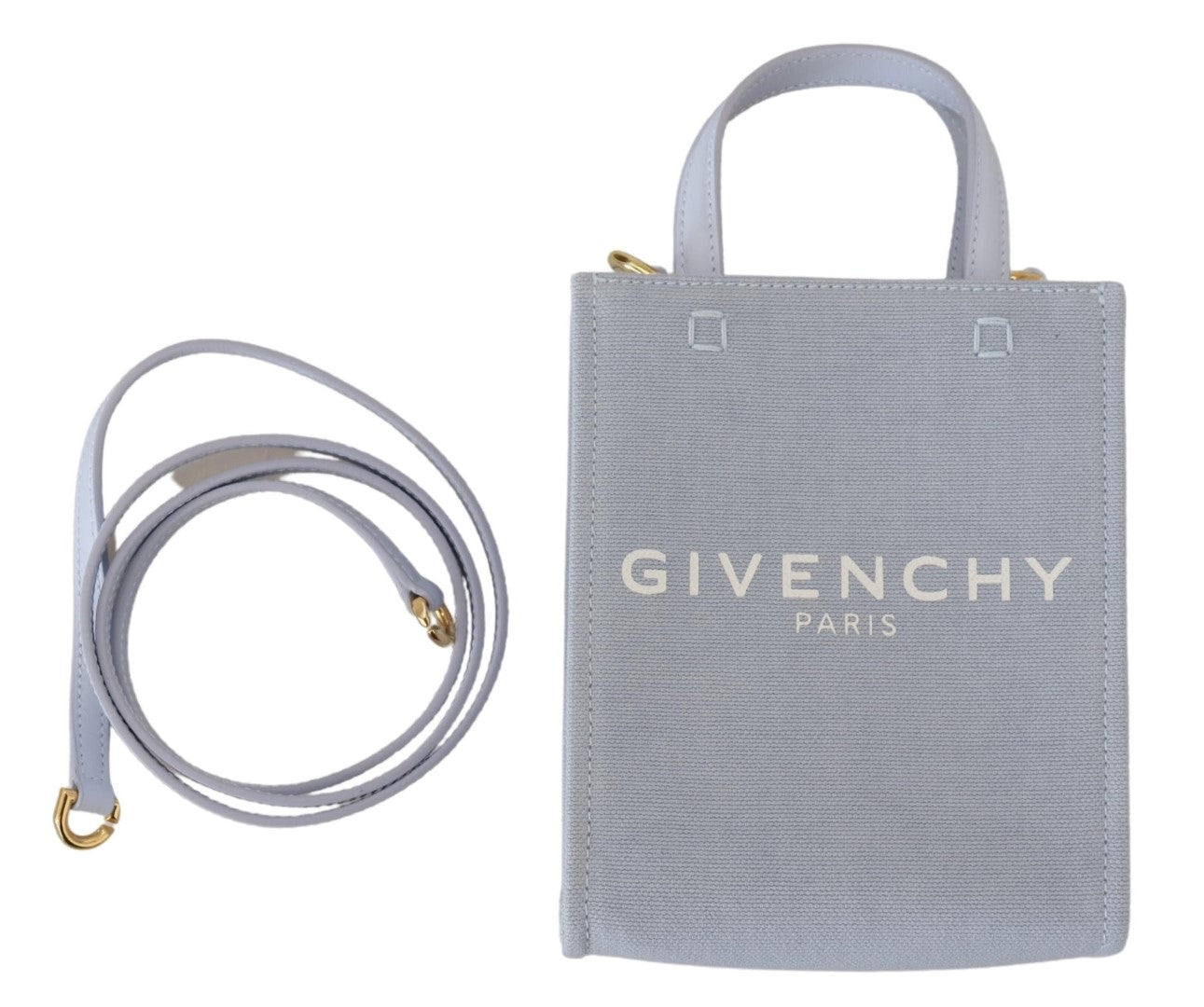 Givenchy Chic Cloud Blue Cotton Mini Bag - Luksusmuotia Givenchy - Tutustu YVES JAVANNI® 