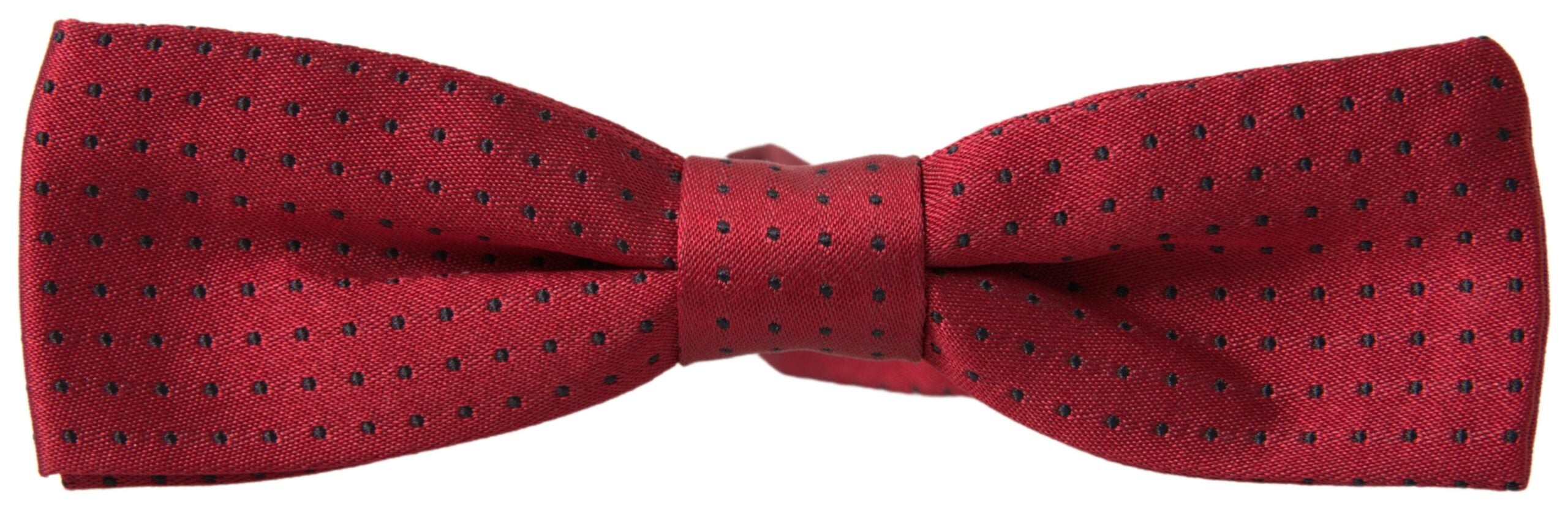 Dolce & Gabbana Elegant Polka Dot Silk Bow Tie - Luksusmuotia Dolce & Gabbana - Tutustu YVES JAVANNI® 