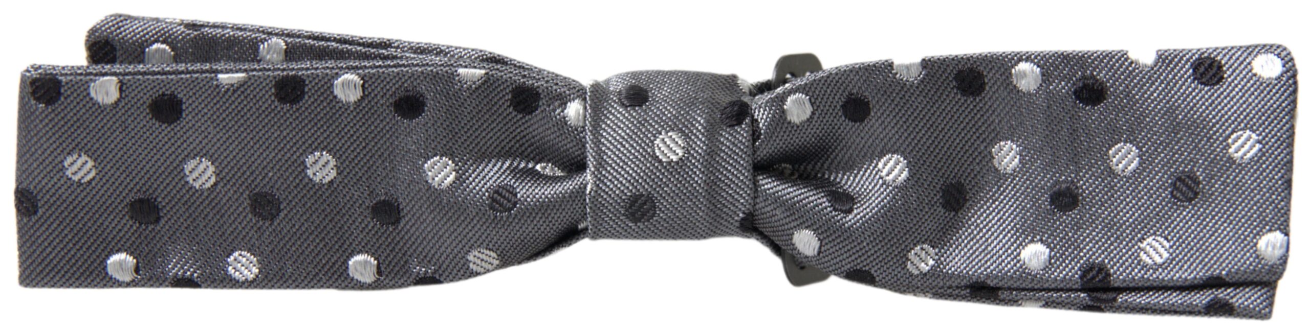 Dolce & Gabbana Elegant Silk Gray Bow Tie - Luksusmuotia Dolce & Gabbana - Tutustu YVES JAVANNI® 