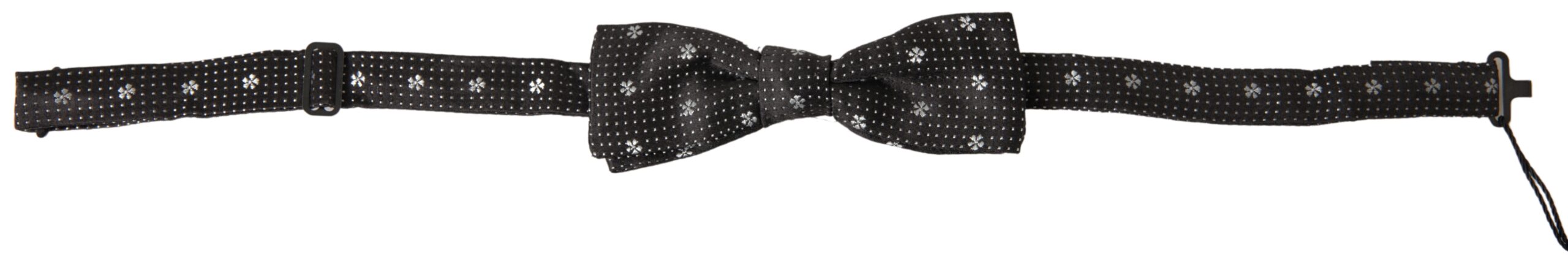 Dolce & Gabbana Elegant Black Silk Bow Tie - Luksusmuotia Dolce & Gabbana - Tutustu YVES JAVANNI® 