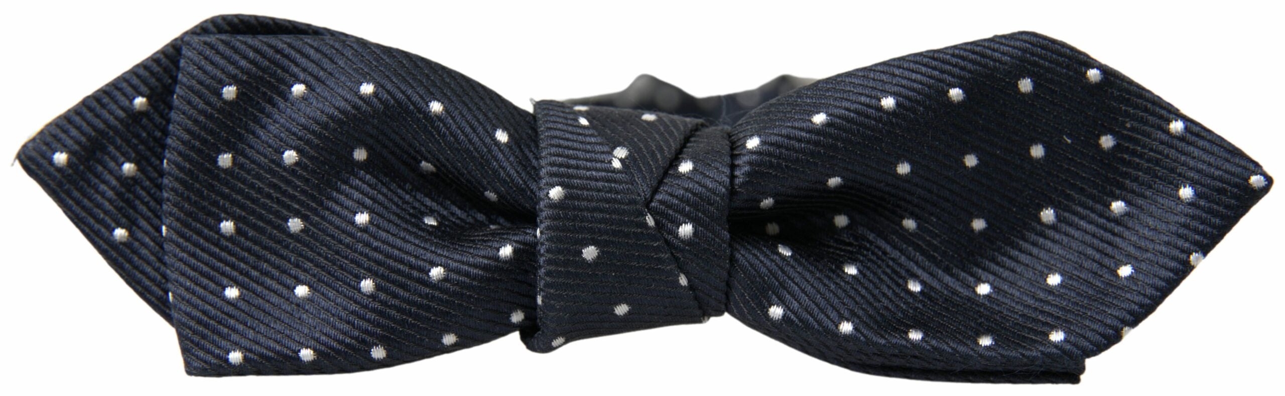 Dolce & Gabbana Elegant Blue Silk Bow Tie - Luksusmuotia Dolce & Gabbana - Tutustu YVES JAVANNI® 