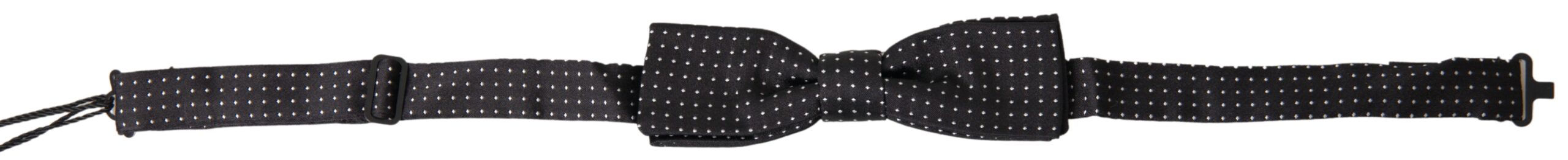 Dolce & Gabbana Elegant Silk Black Bow Tie - Luksusmuotia Dolce & Gabbana - Tutustu YVES JAVANNI® 