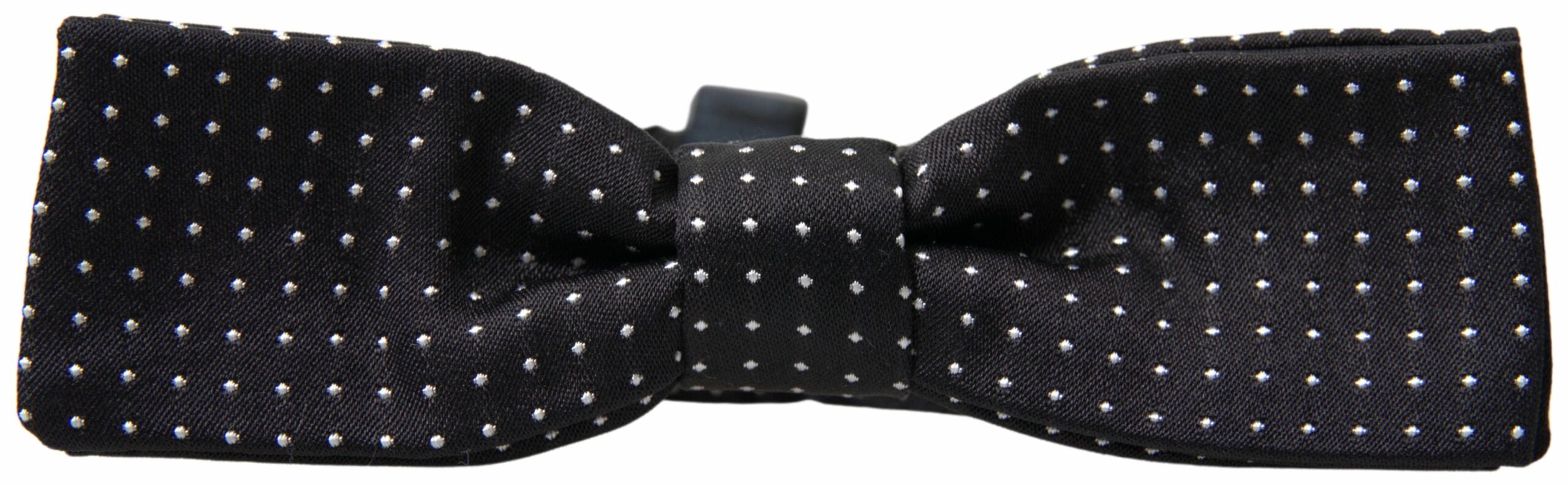 Dolce & Gabbana Elegant Silk Black Bow Tie - Luksusmuotia Dolce & Gabbana - Tutustu YVES JAVANNI® 