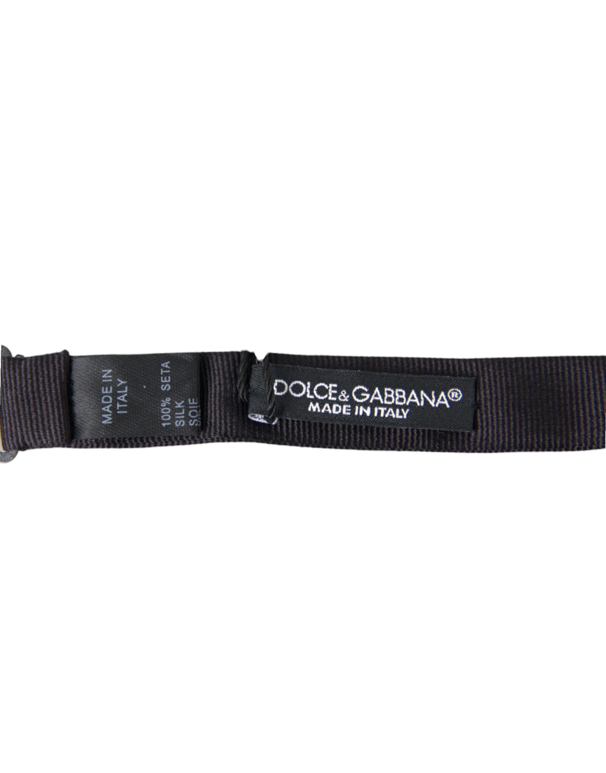 Dolce & Gabbana Elegant Silk Black Bow Tie for Sophisticated Style - Luksusmuotia Dolce & Gabbana - Tutustu YVES JAVANNI® 