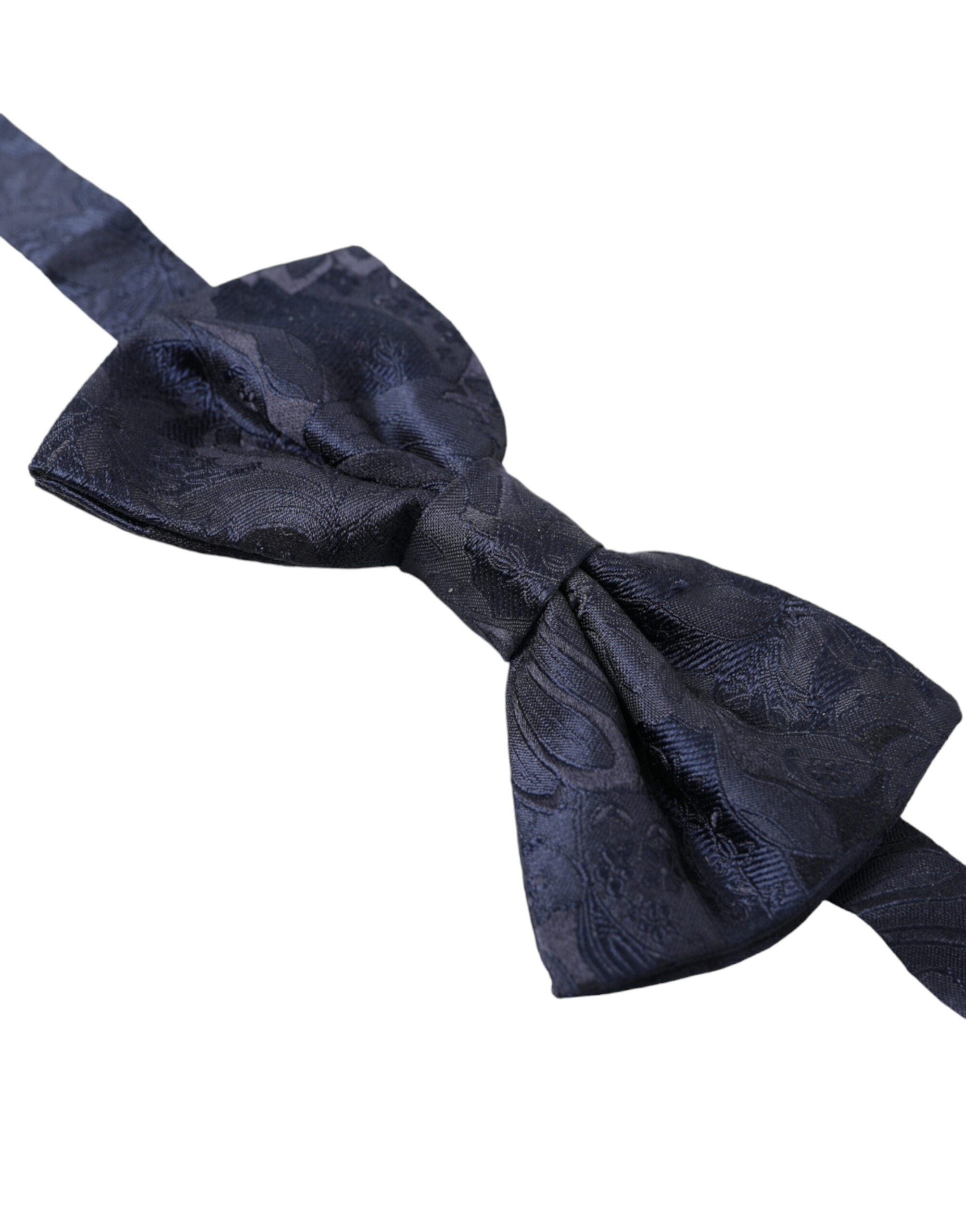 Dolce & Gabbana Elegant Silk Blue Bow Tie - Luksusmuotia Dolce & Gabbana - Tutustu YVES JAVANNI® 