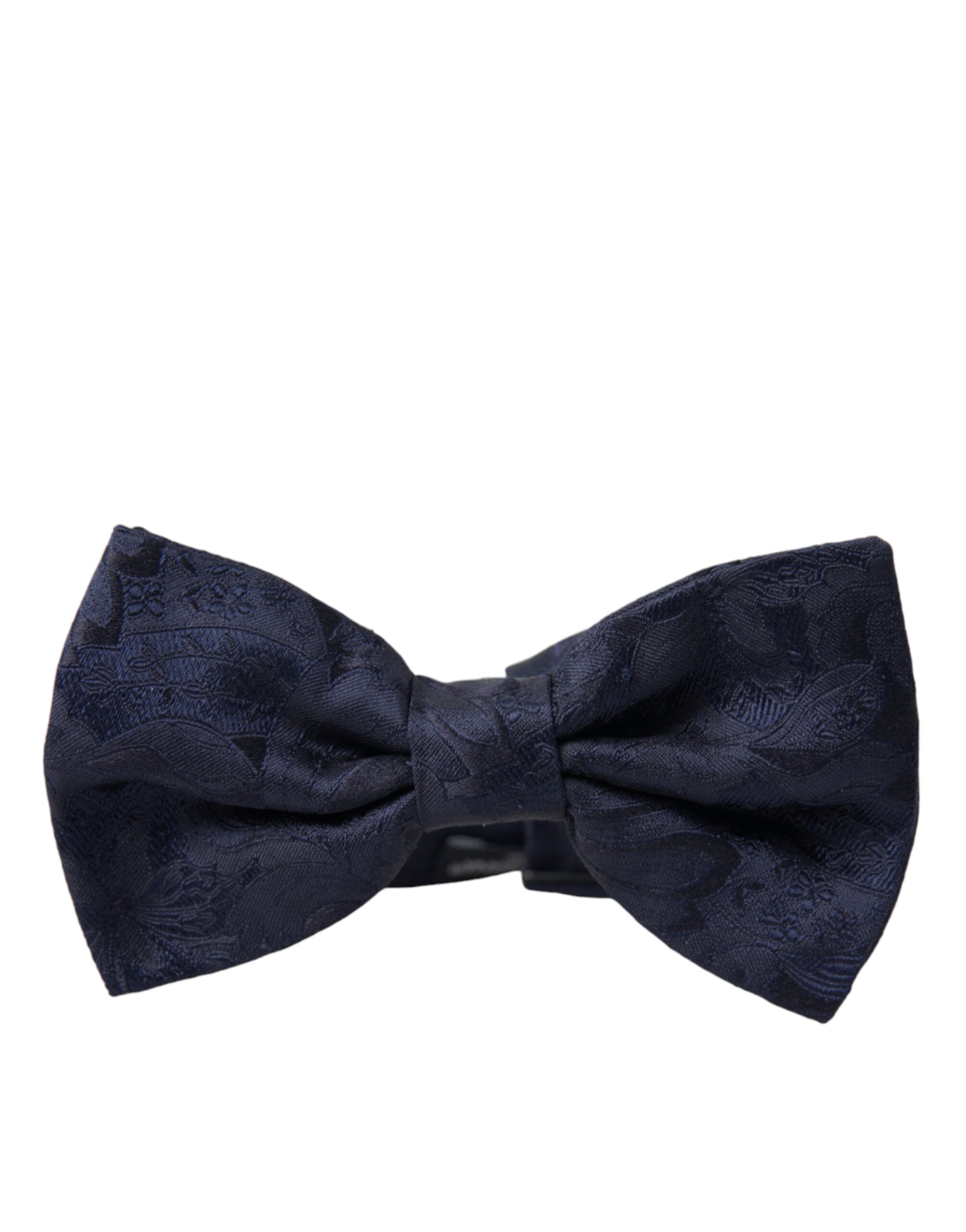 Dolce & Gabbana Elegant Silk Blue Bow Tie - Luksusmuotia Dolce & Gabbana - Tutustu YVES JAVANNI® 