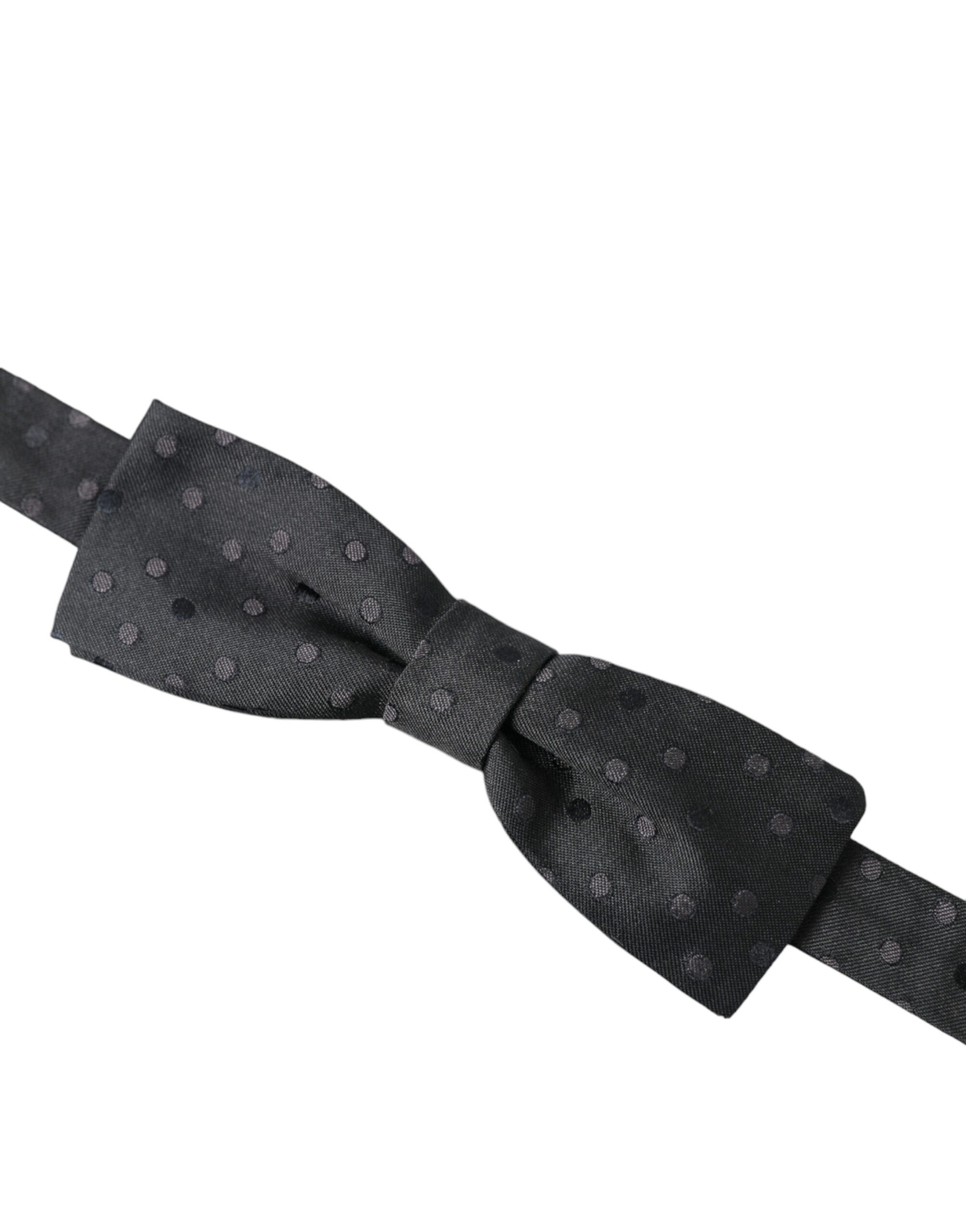 Dolce & Gabbana Opulent Silk Polka Dot Bow Tie for Men - Luksusmuotia Dolce & Gabbana - Tutustu YVES JAVANNI® 