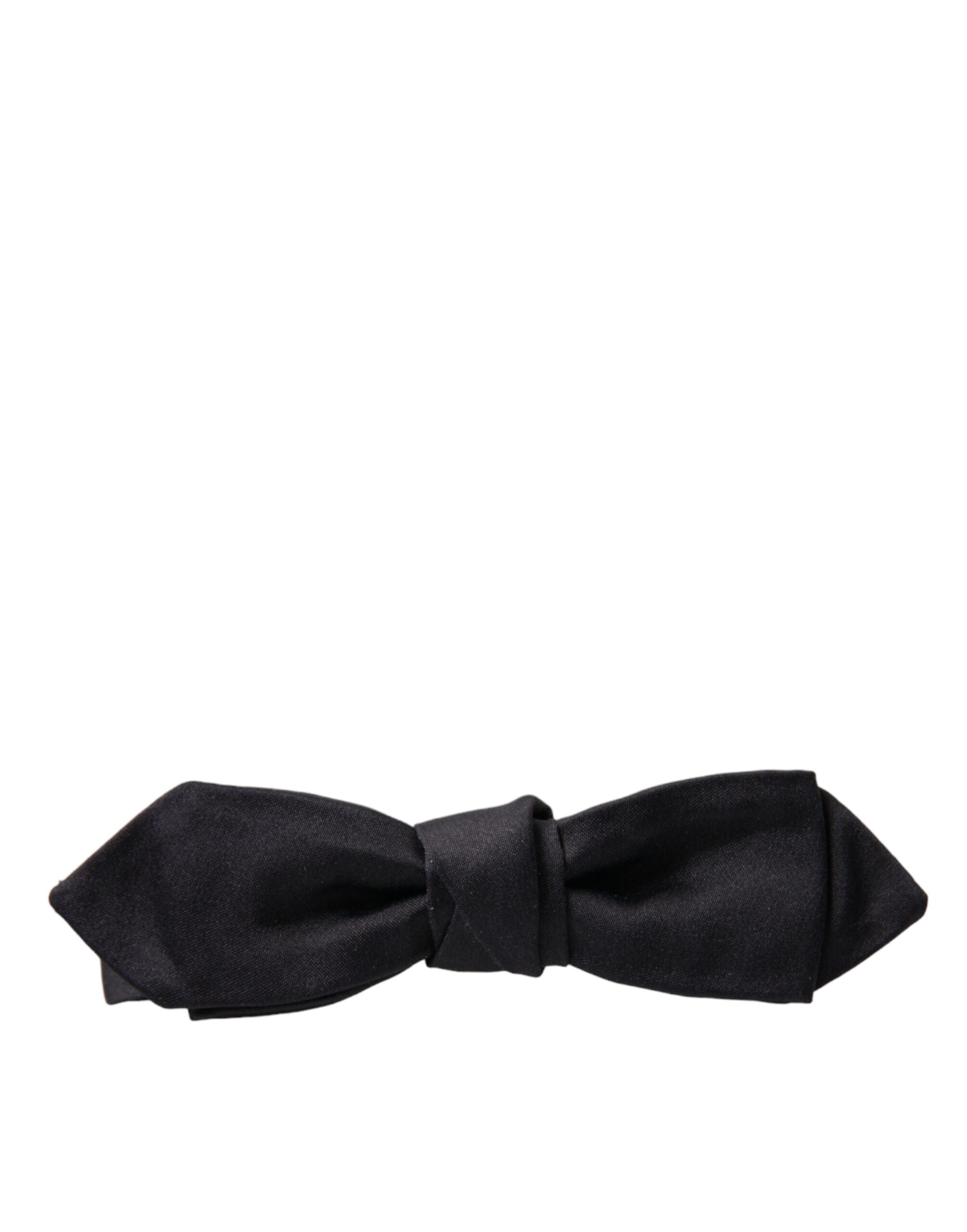 Dolce & Gabbana Elegant Silk Black Bow Tie for Gentleman - Luksusmuotia Dolce & Gabbana - Tutustu YVES JAVANNI® 